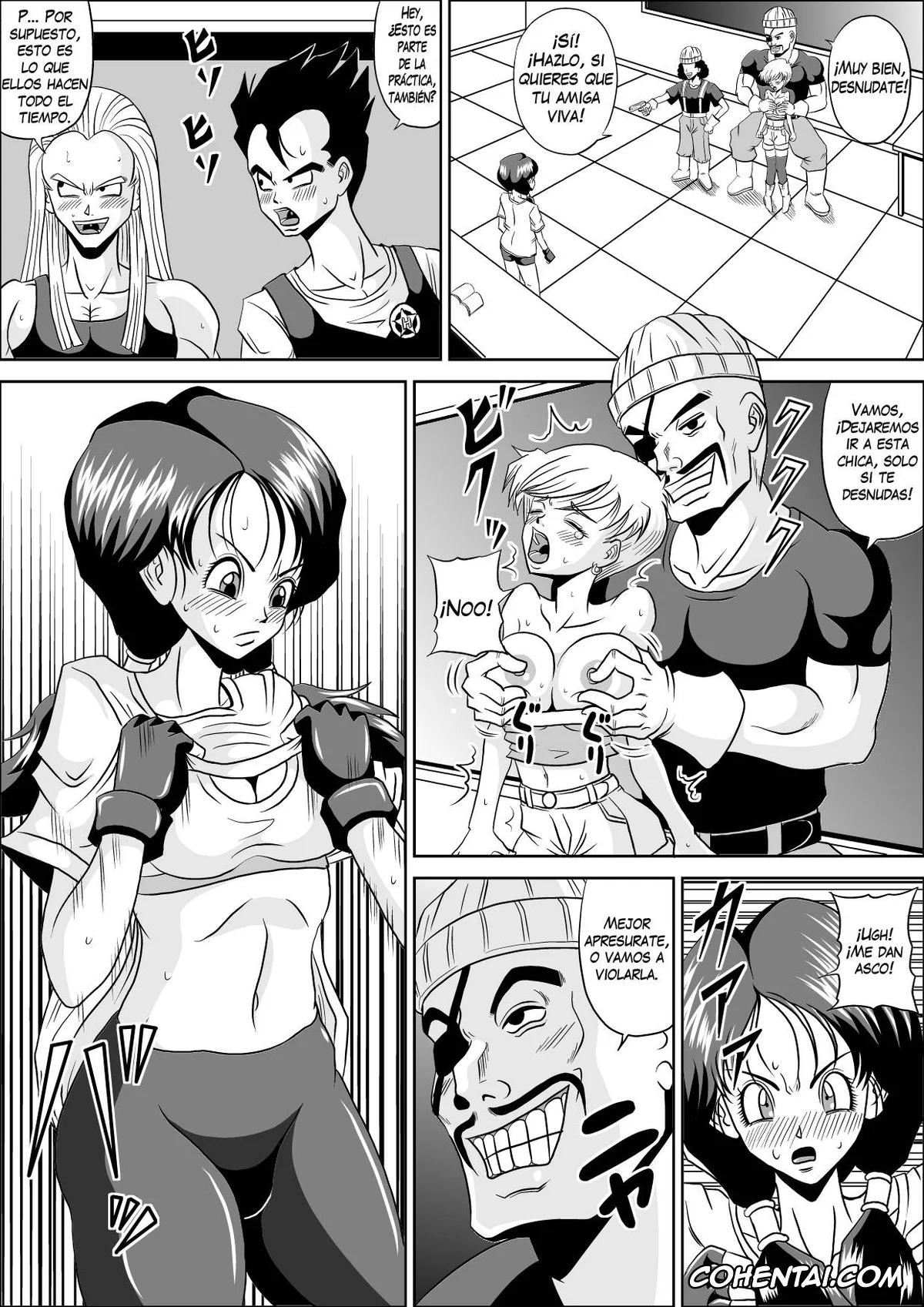 Dragon Ball Z hentai, Erasa hentai, Sharpner hentai, Son Gohan hentai, Videl hentai, HIGH SCHOOL RAPE (Dragon Ball Z), pagina 6
