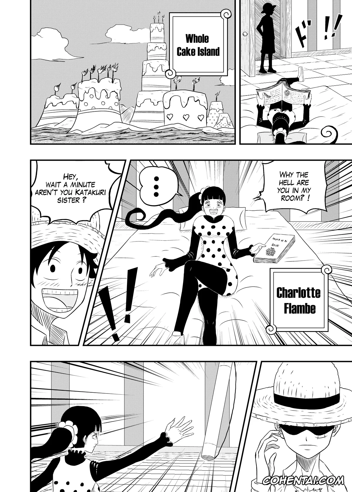 One Piece xxx, Flampe Charlotte xxx, Linlin Charlotte | Big Mom xxx, Monkey D. Luffy xxx, Charlotte Flampe x Luffy (One Piece), pagina 1