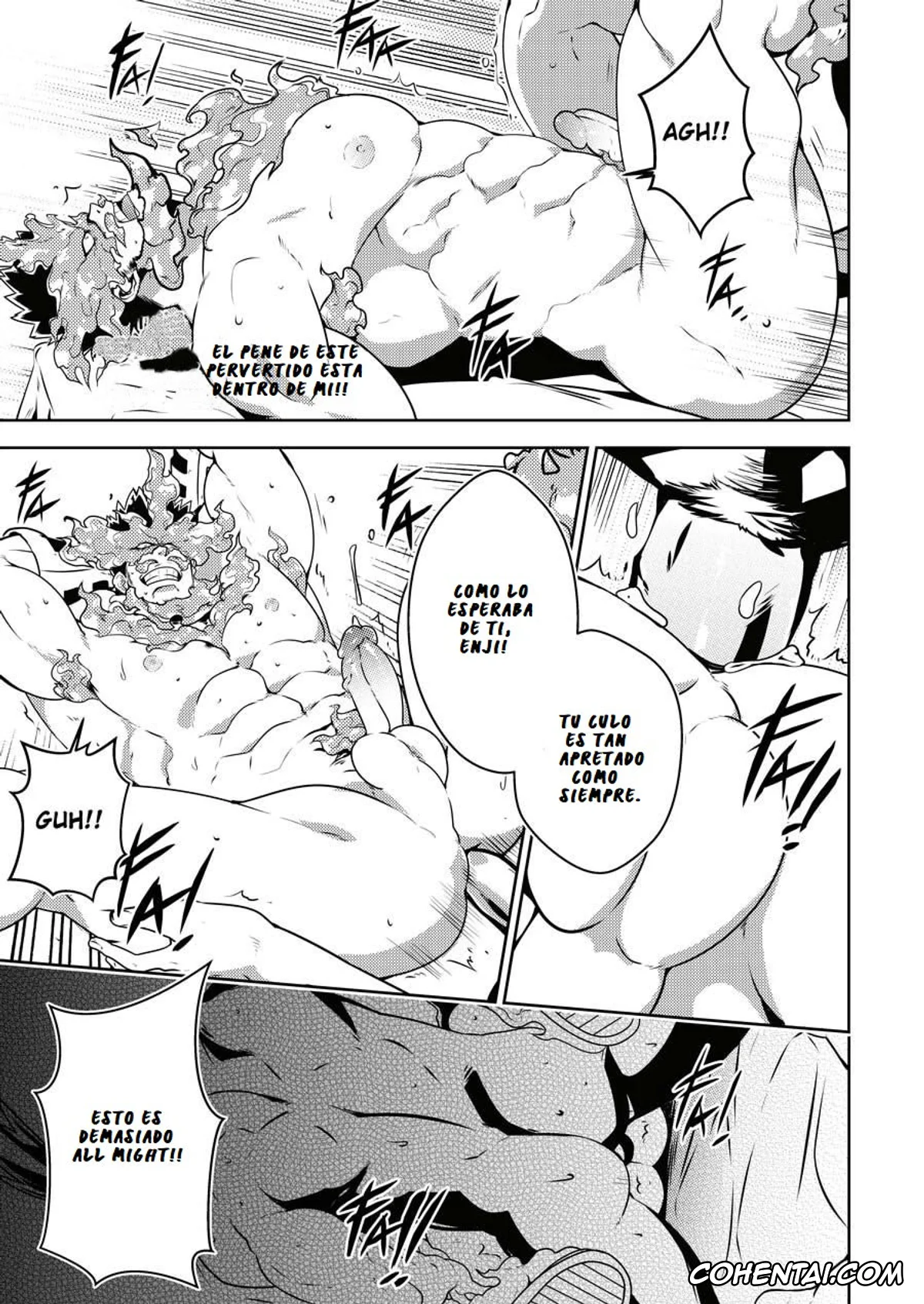 My Hero Academia | Boku No Hero Academia xxx, All Might xxx, Enji Todoroki | Endeavor xxx, BURST OUT!! (Boku no Hero Academia), pagina 16