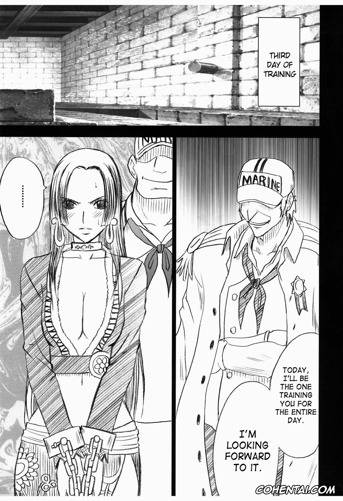 One Piece hentai, Boa Hancock hentai, Hebihime Bakuro (One Piece), pagina 3