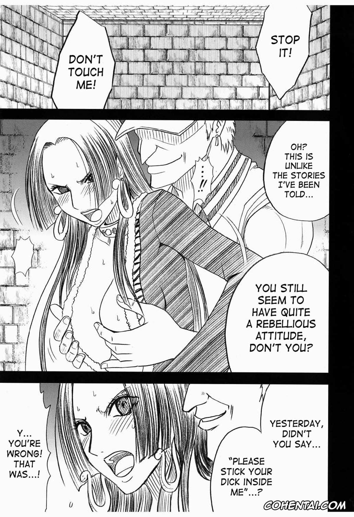 One Piece porno, Boa Hancock porno, Hebihime Bakuro (One Piece), pagina 5