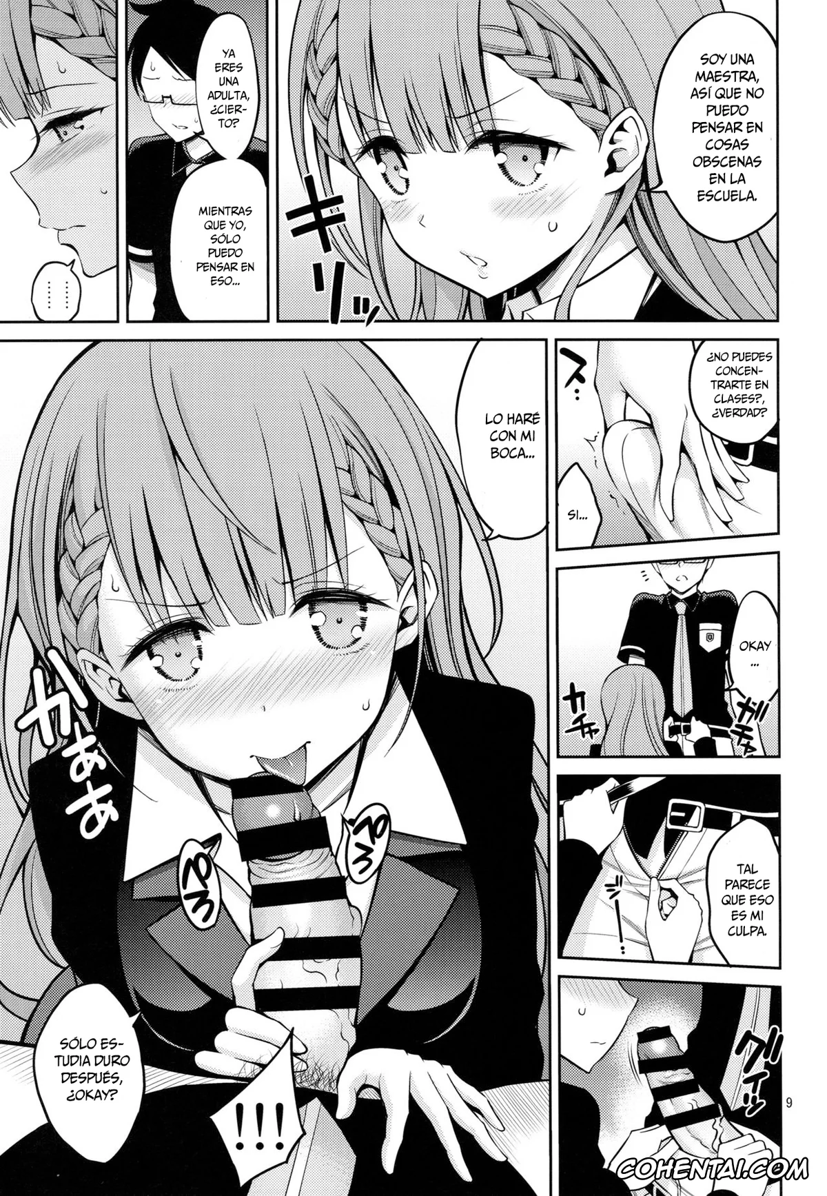 Bokutachi wa Benkyou ga Dekinai porno, Mafuyu Kirisu porno, Nariyuki Yuiga porno, Kirisu Sensei wa Gaman ga Dekinai (Bokutachi wa Benkyou ga Dekinai), pagina 8