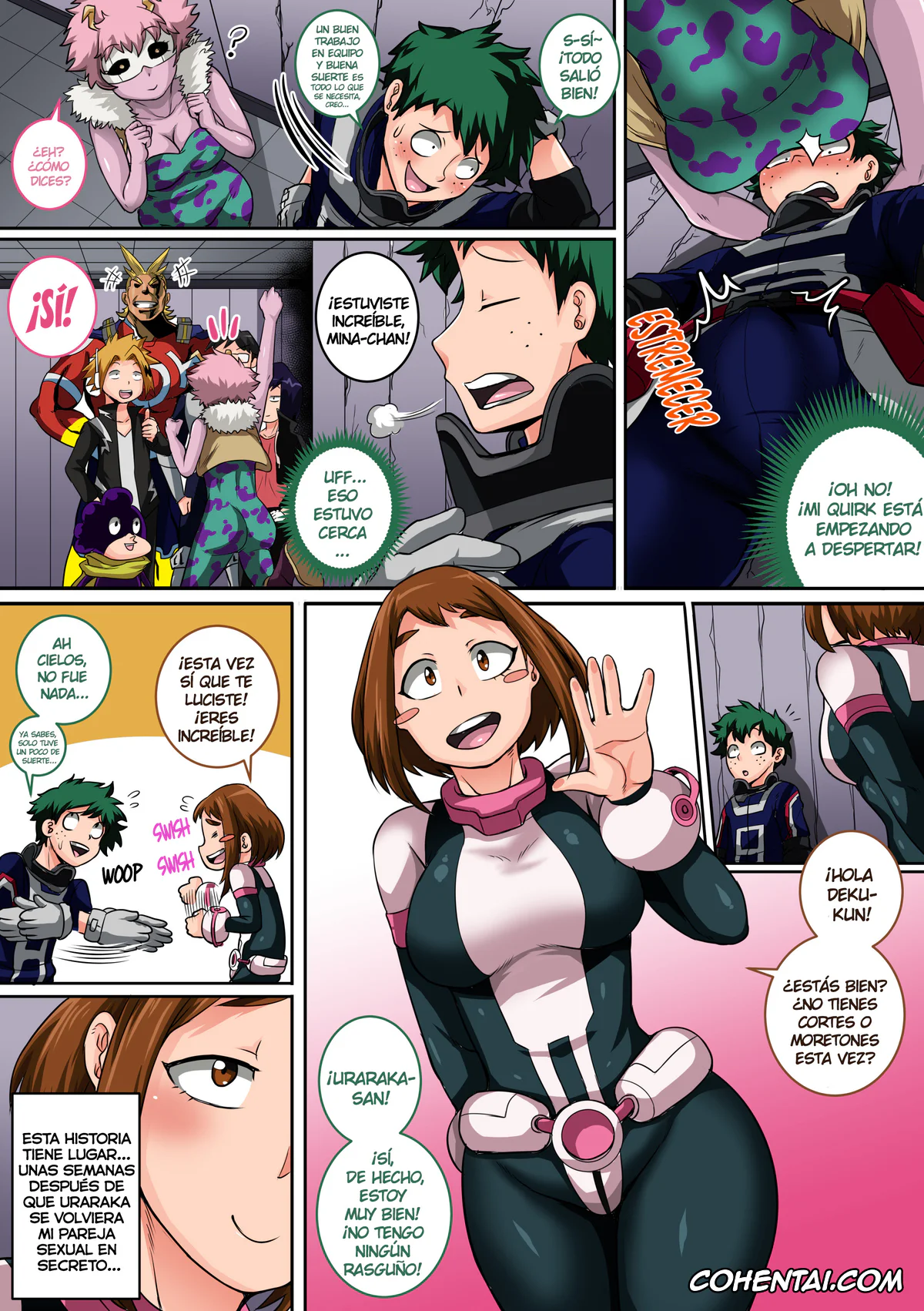 My Hero Academia | Boku No Hero Academia hentai, Izuku Midoriya hentai, Mina Ashido hentai, Boku no Harem Academia 04 wa: «Koakuma no Itazura» (Boku no Hero Academia), pagina 3