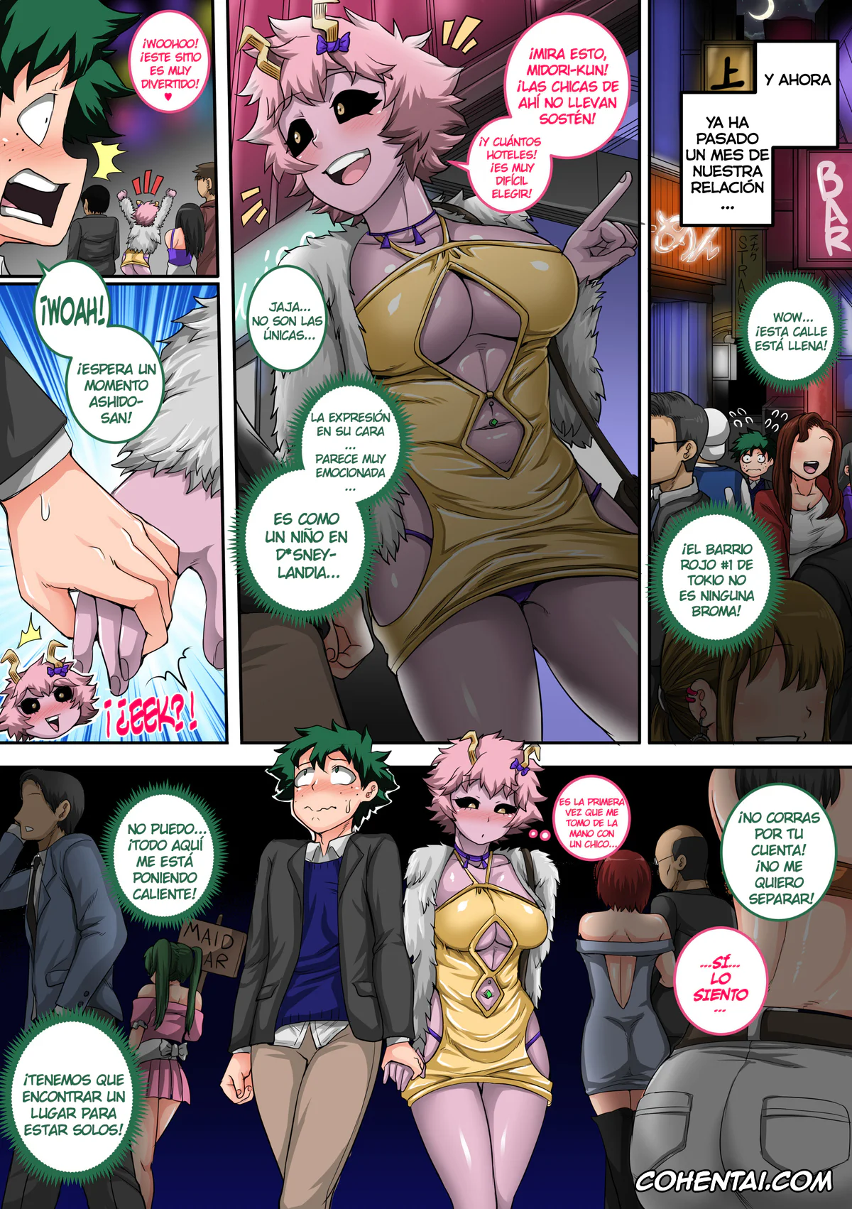 My Hero Academia | Boku No Hero Academia xxx, Izuku Midoriya xxx, Mina Ashido xxx, Boku no Harem Academia 04 wa: «Koakuma no Itazura» (Boku no Hero Academia), pagina 40