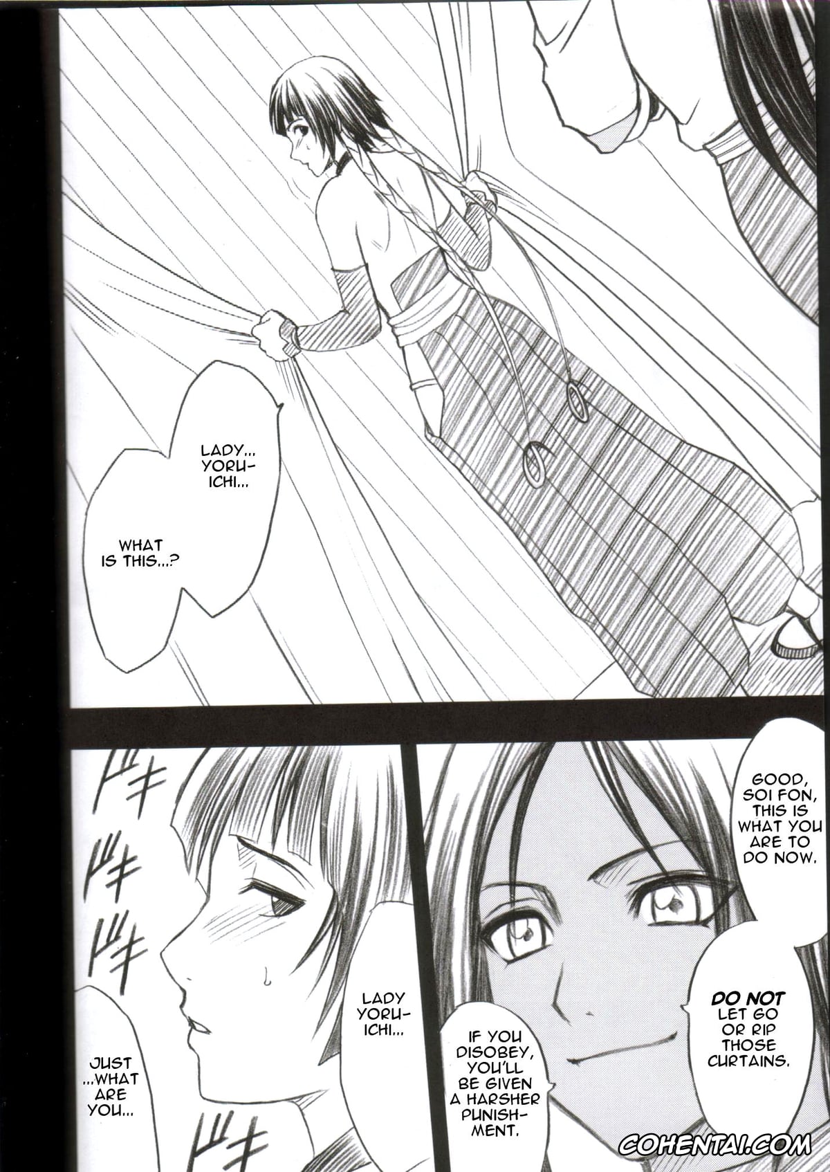 Bleach porno, Soi Fon porno, Yoruichi Shihoin porno, Kasshoku no Koibito (Bleach), pagina 11