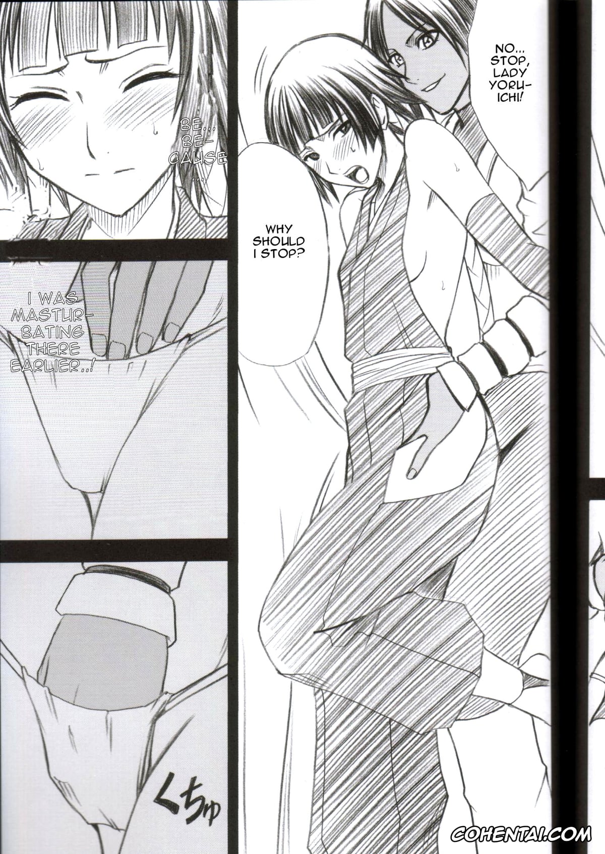 Bleach porno, Soi Fon porno, Yoruichi Shihoin porno, Kasshoku no Koibito (Bleach), pagina 14