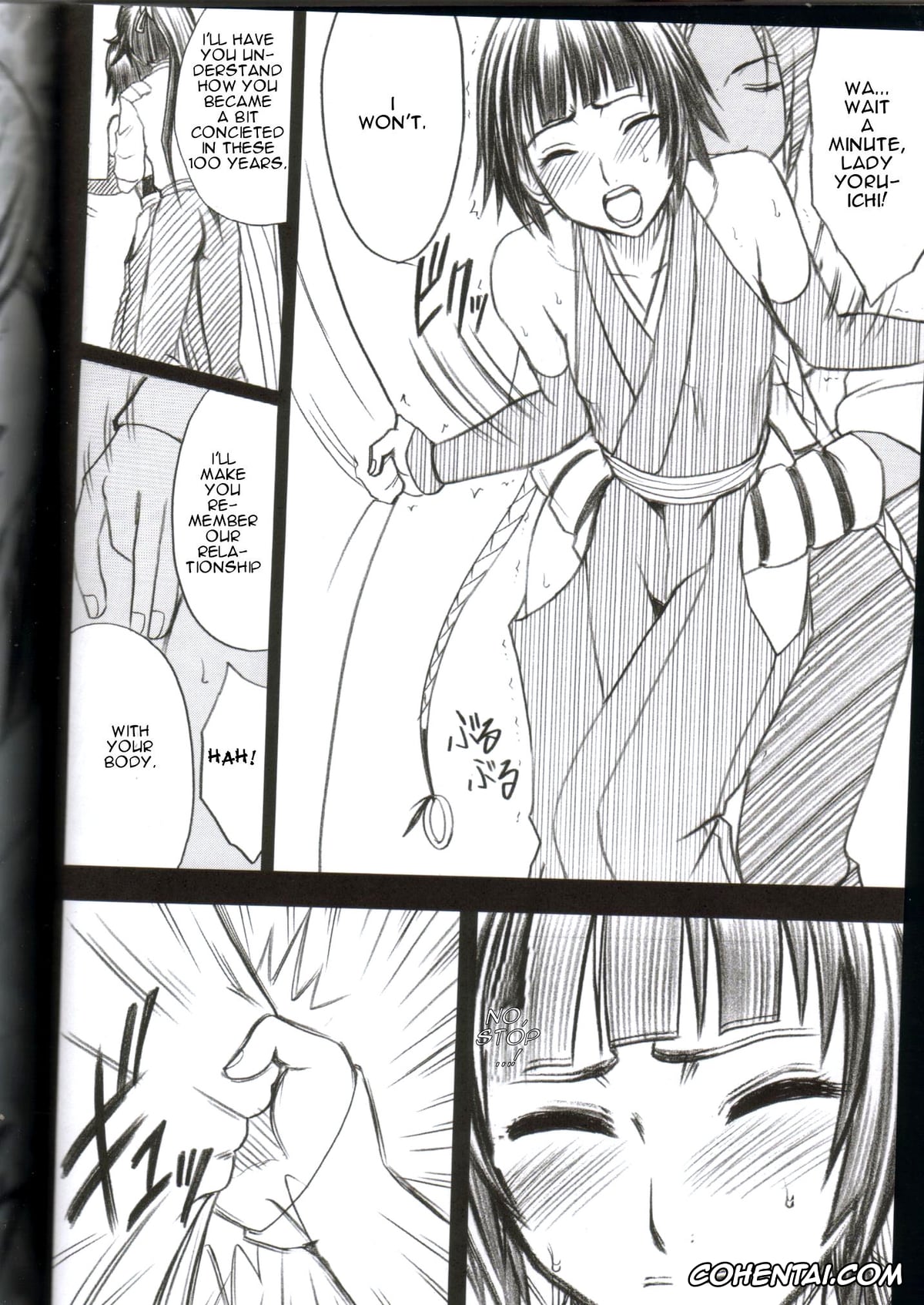 Bleach xxx, Soi Fon xxx, Yoruichi Shihoin xxx, Kasshoku no Koibito (Bleach), pagina 19