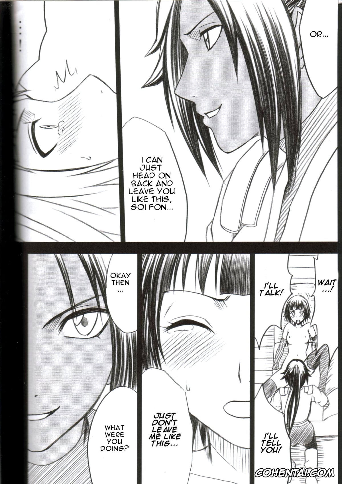 Bleach hentai, Soi Fon hentai, Yoruichi Shihoin hentai, Kasshoku no Koibito (Bleach), pagina 45