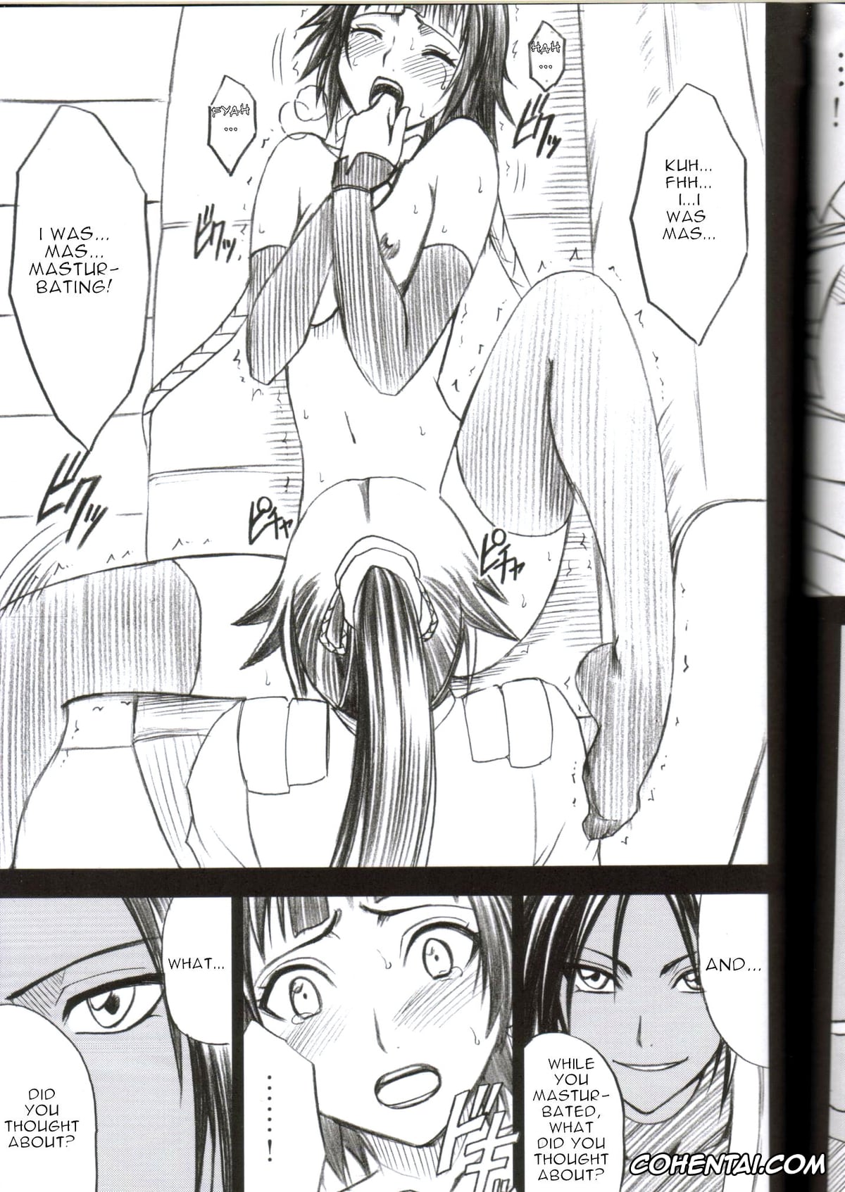 Bleach xxx, Soi Fon xxx, Yoruichi Shihoin xxx, Kasshoku no Koibito (Bleach), pagina 46