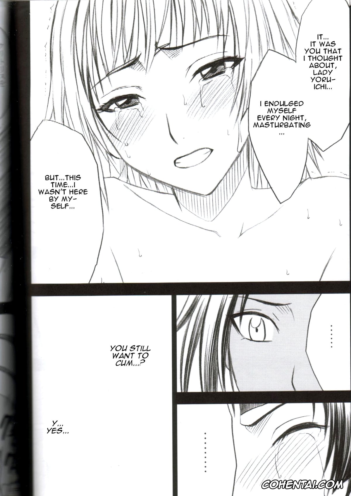 Bleach porno, Soi Fon porno, Yoruichi Shihoin porno, Kasshoku no Koibito (Bleach), pagina 47