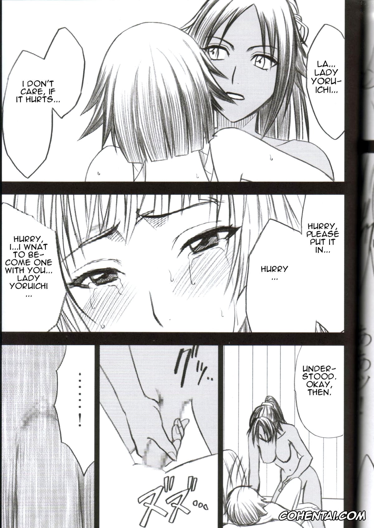 Bleach porno, Soi Fon porno, Yoruichi Shihoin porno, Kasshoku no Koibito (Bleach), pagina 56
