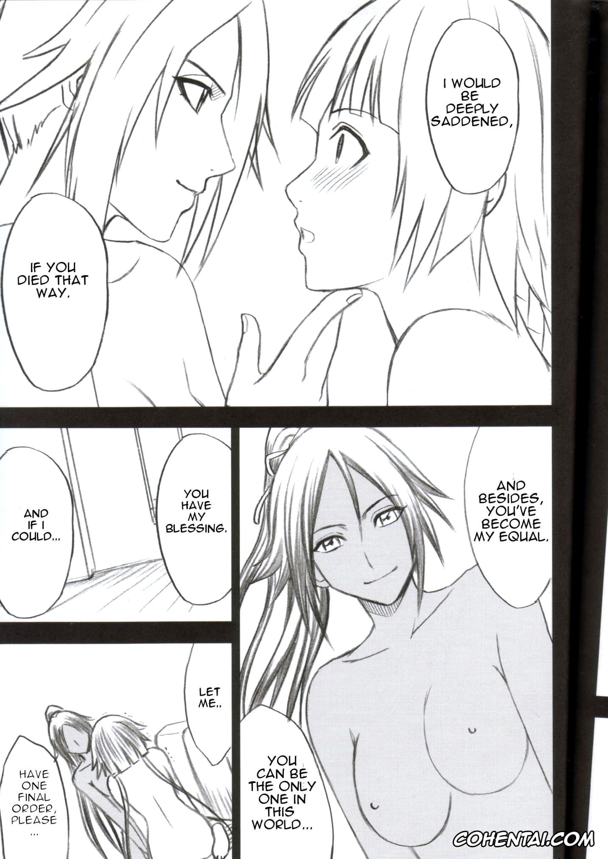 Bleach xxx, Soi Fon xxx, Yoruichi Shihoin xxx, Kasshoku no Koibito (Bleach), pagina 64