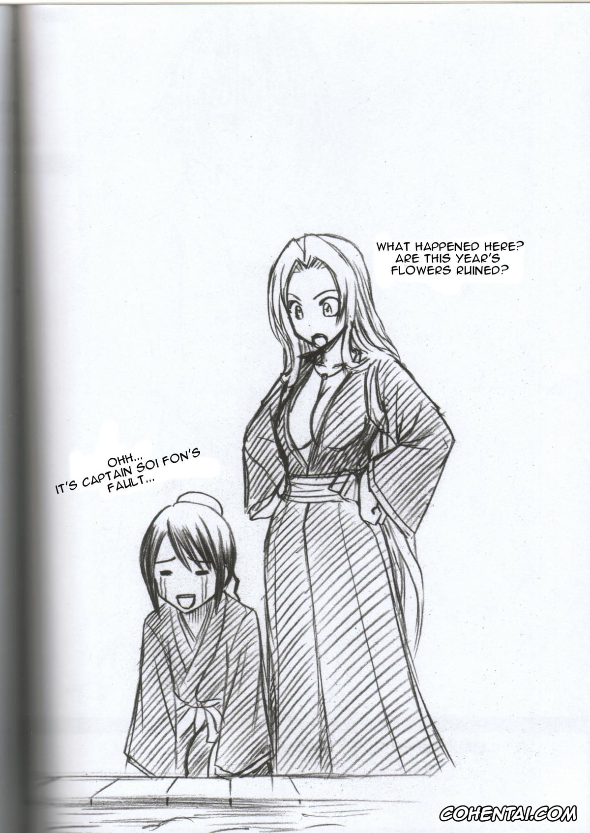 Bleach porno, Soi Fon porno, Yoruichi Shihoin porno, Kasshoku no Koibito (Bleach), pagina 71
