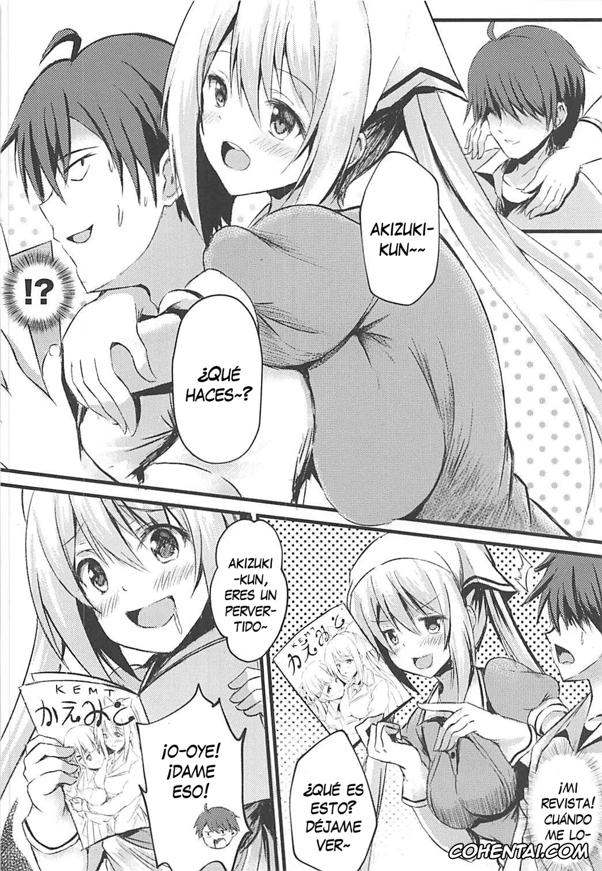 Blend S hentai, Kaho Hinata hentai, Kouyou Akizuki hentai, Betsu ni Kimi to Blend Shitai Wake ja Nai kara ne… (Blend S), pagina 3
