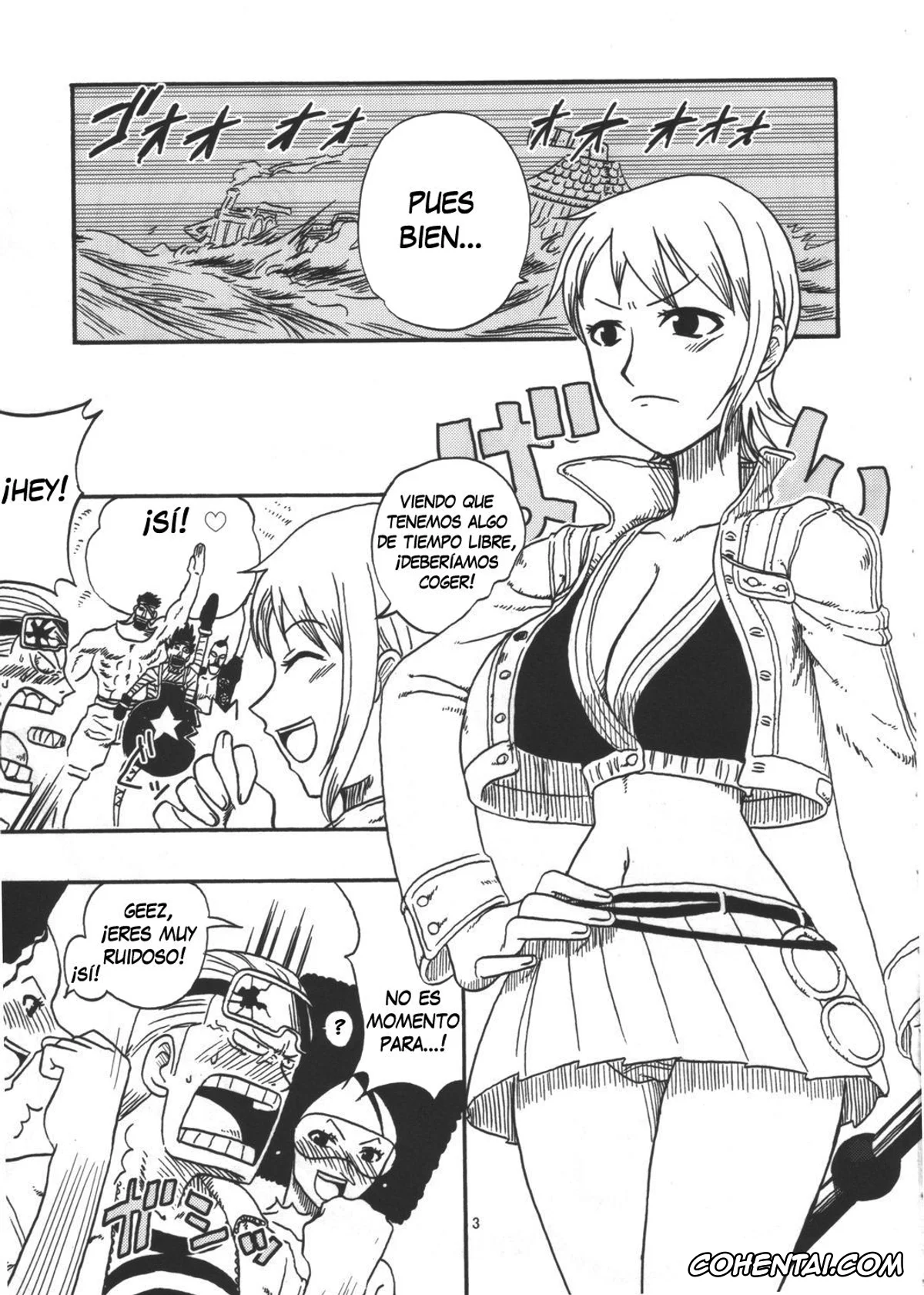 One Piece xxx, Nami xxx, Peeply Lulu xxx, Tilestone xxx, Zambai xxx, Nami no Koukai Nisshi Special 4 (One Piece), pagina 4