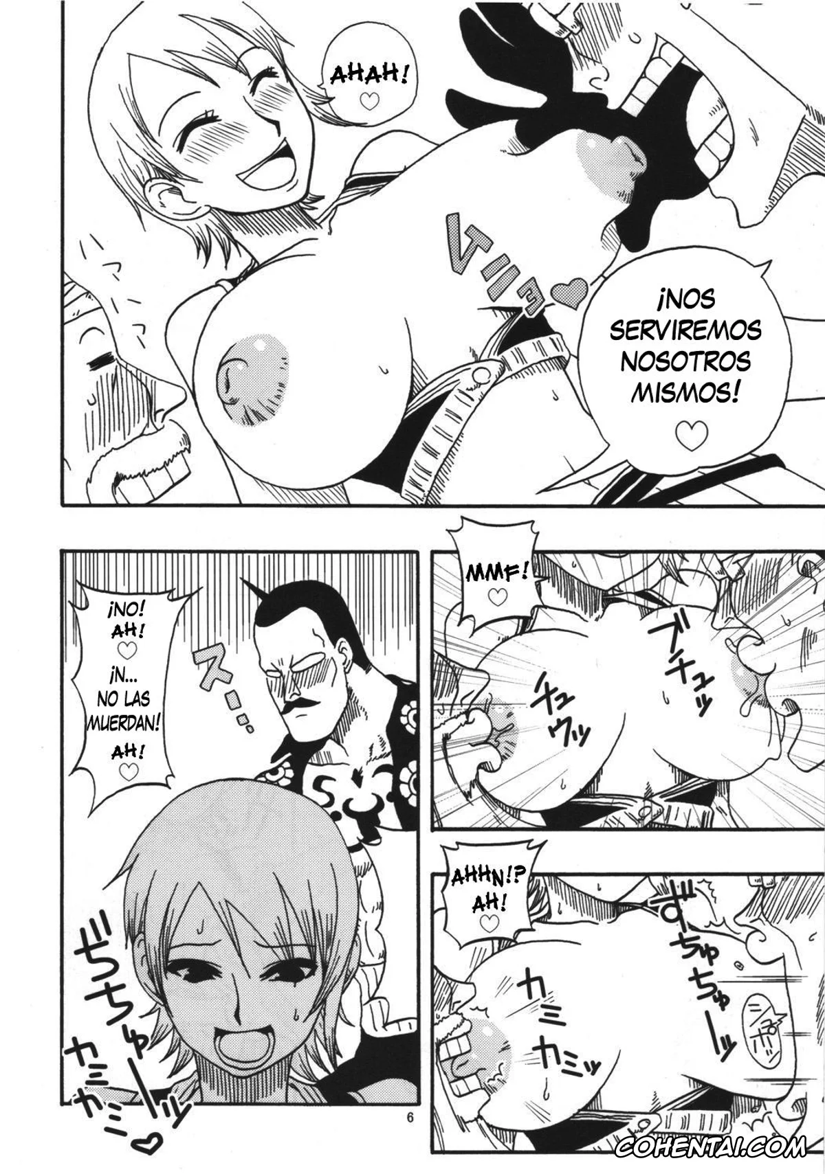 One Piece xxx, Nami xxx, Peeply Lulu xxx, Tilestone xxx, Zambai xxx, Nami no Koukai Nisshi Special 4 (One Piece), pagina 7