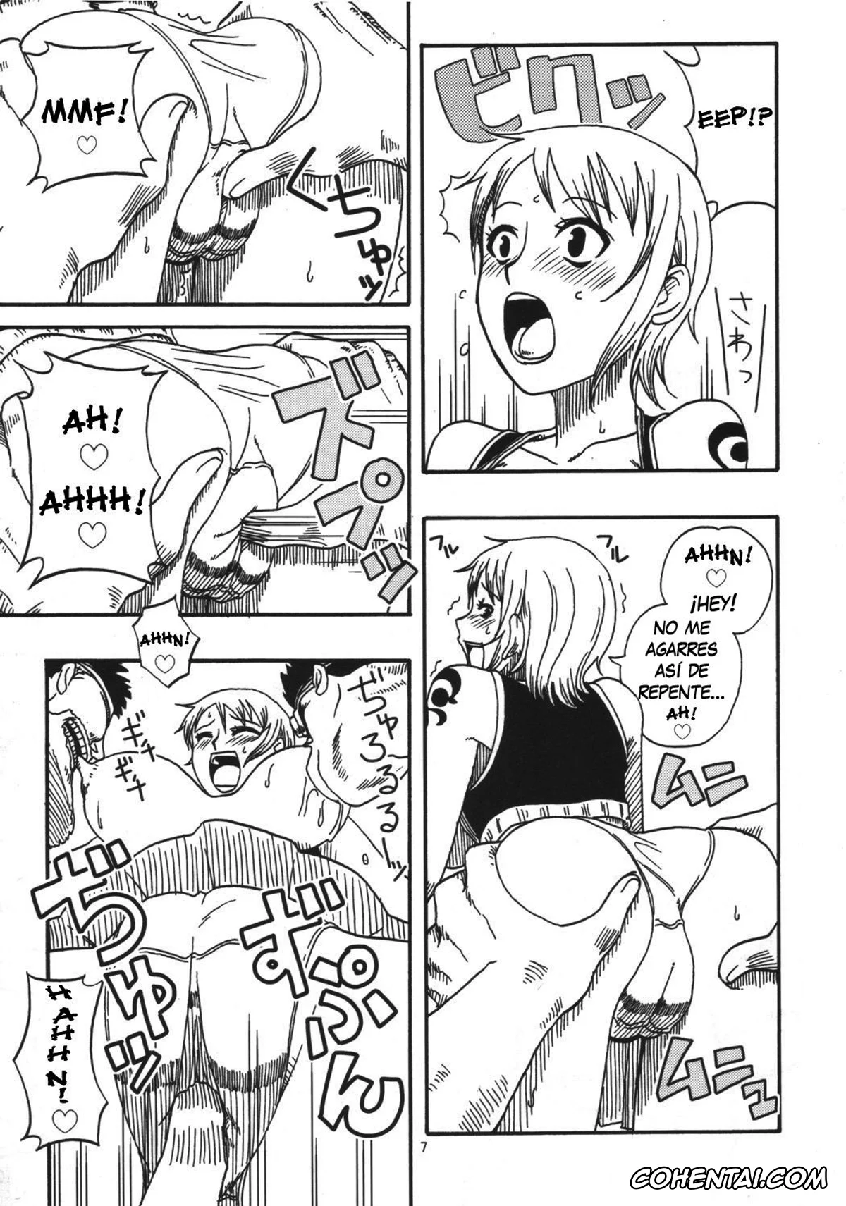 One Piece porno, Nami porno, Peeply Lulu porno, Tilestone porno, Zambai porno, Nami no Koukai Nisshi Special 4 (One Piece), pagina 8