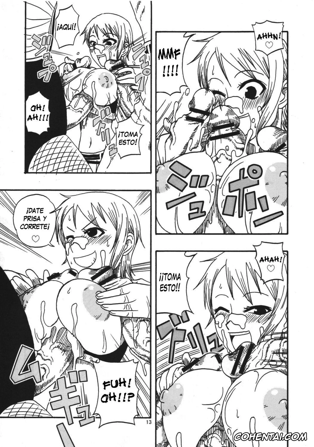 One Piece porno, Nami porno, Peeply Lulu porno, Tilestone porno, Zambai porno, Nami no Koukai Nisshi Special 4 (One Piece), pagina 14