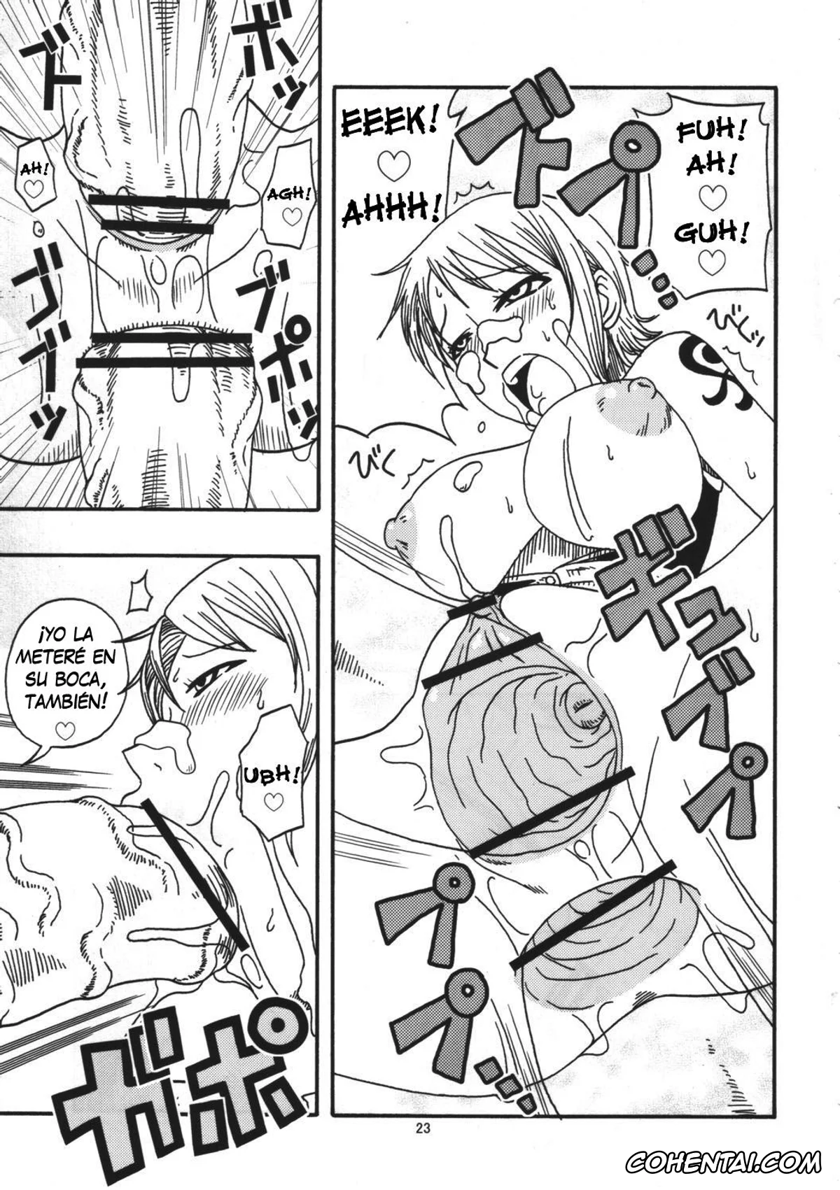 One Piece hentai, Nami hentai, Peeply Lulu hentai, Tilestone hentai, Zambai hentai, Nami no Koukai Nisshi Special 4 (One Piece), pagina 24