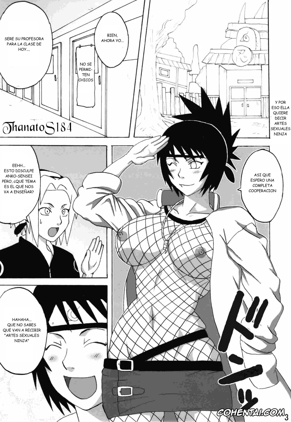 NARUTO xxx, Anko Mitarashi xxx, Naruto Uzumaki xxx, Tsunade xxx, Sekai Ichi Uke Tai Anko no Jugyou (Naruto), pagina 4