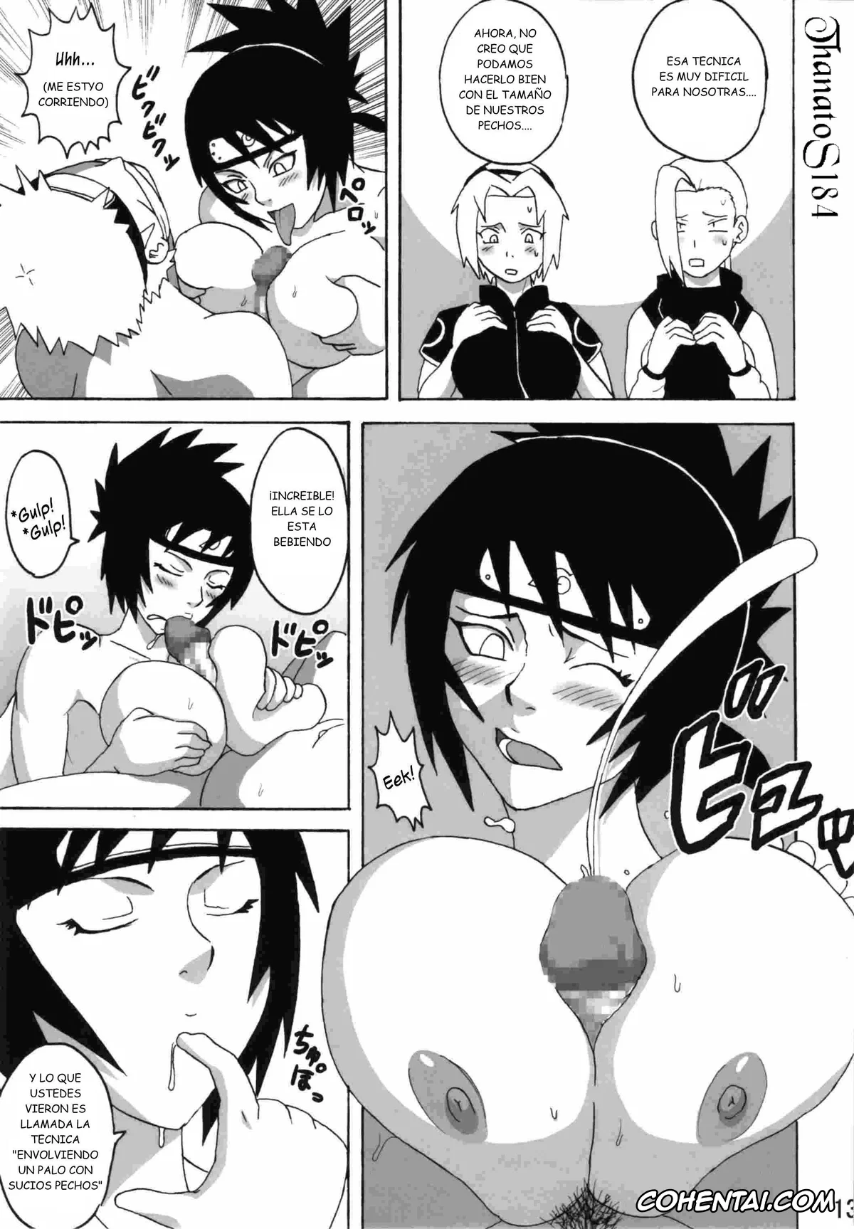 NARUTO porno, Anko Mitarashi porno, Naruto Uzumaki porno, Tsunade porno, Sekai Ichi Uke Tai Anko no Jugyou (Naruto), pagina 14