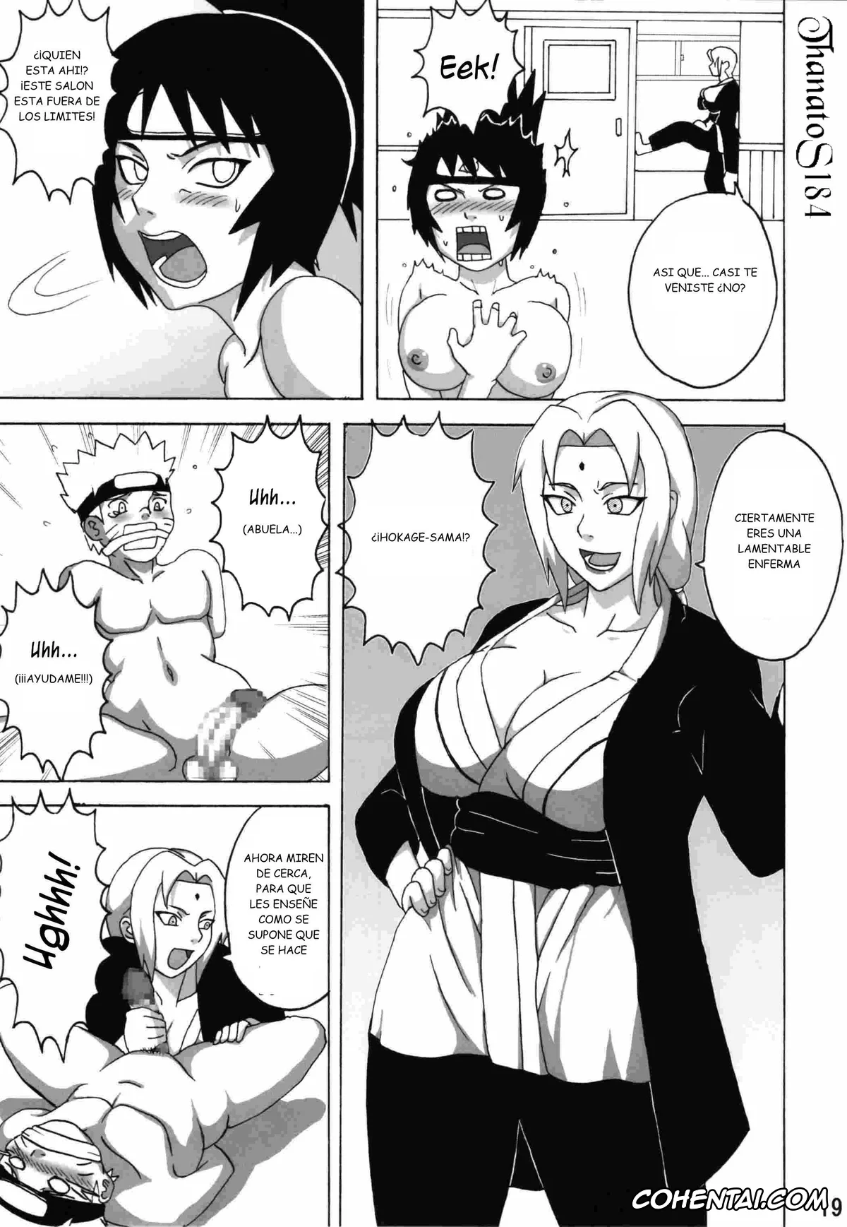 NARUTO porno, Anko Mitarashi porno, Naruto Uzumaki porno, Tsunade porno, Sekai Ichi Uke Tai Anko no Jugyou (Naruto), pagina 20