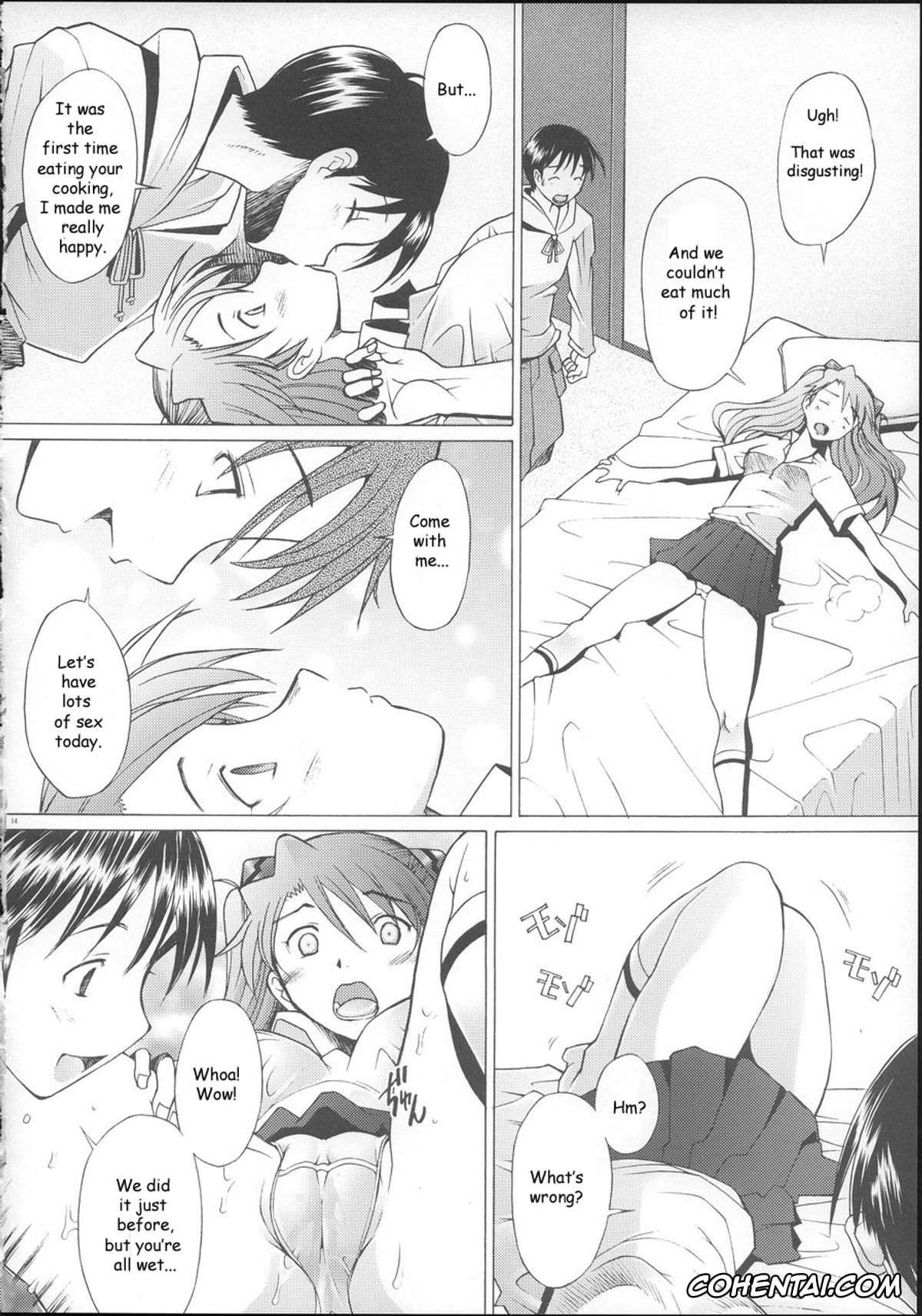 Neon Genesis Evangelion porno, Asuka Langley Soryu porno, Shinji Ikari porno, More!2 (Neon Genesis Evangelion), pagina 14