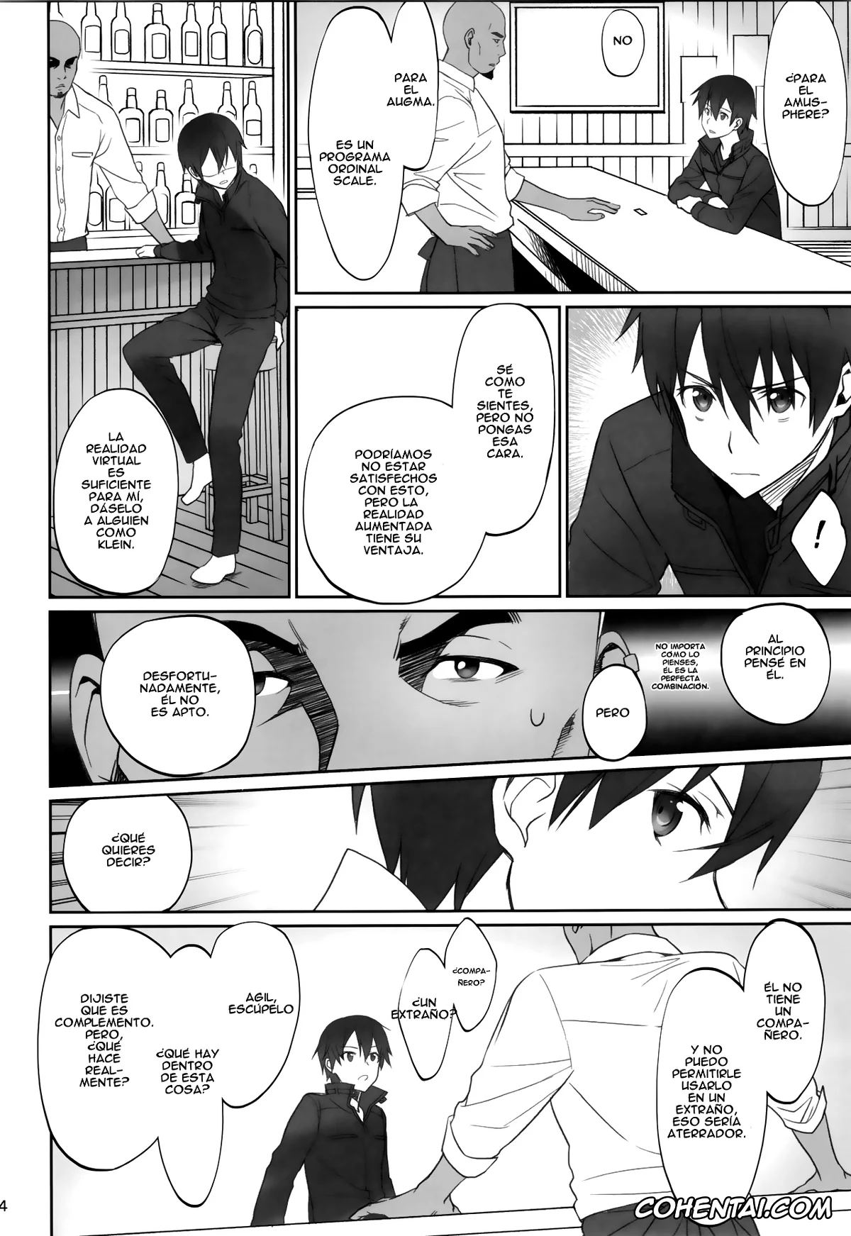 Sword Art Online xxx, Asuna Yuuki xxx, Kazuto Kirigaya | Kirito xxx, Suguha Kirigaya xxx, Voyeuristic Disorder (Sword Art Online), pagina 4
