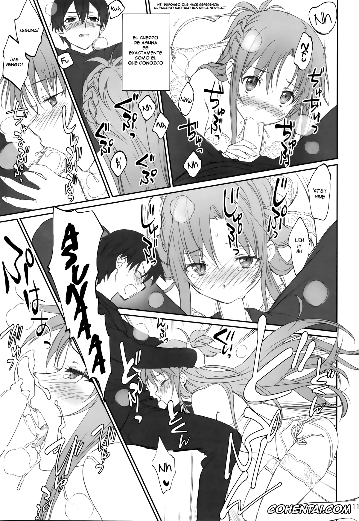 Sword Art Online porno, Asuna Yuuki porno, Kazuto Kirigaya | Kirito porno, Suguha Kirigaya porno, Voyeuristic Disorder (Sword Art Online), pagina 11