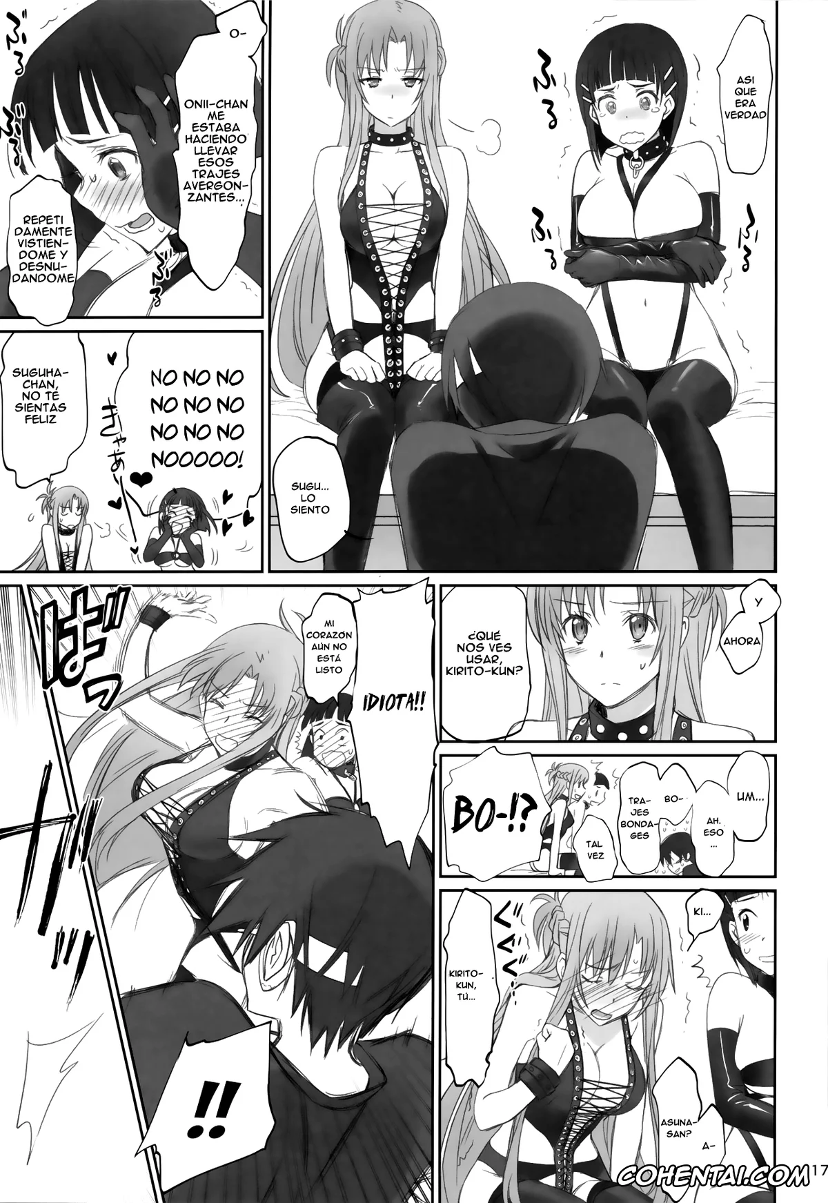 Sword Art Online porno, Asuna Yuuki porno, Kazuto Kirigaya | Kirito porno, Suguha Kirigaya porno, Voyeuristic Disorder (Sword Art Online), pagina 17