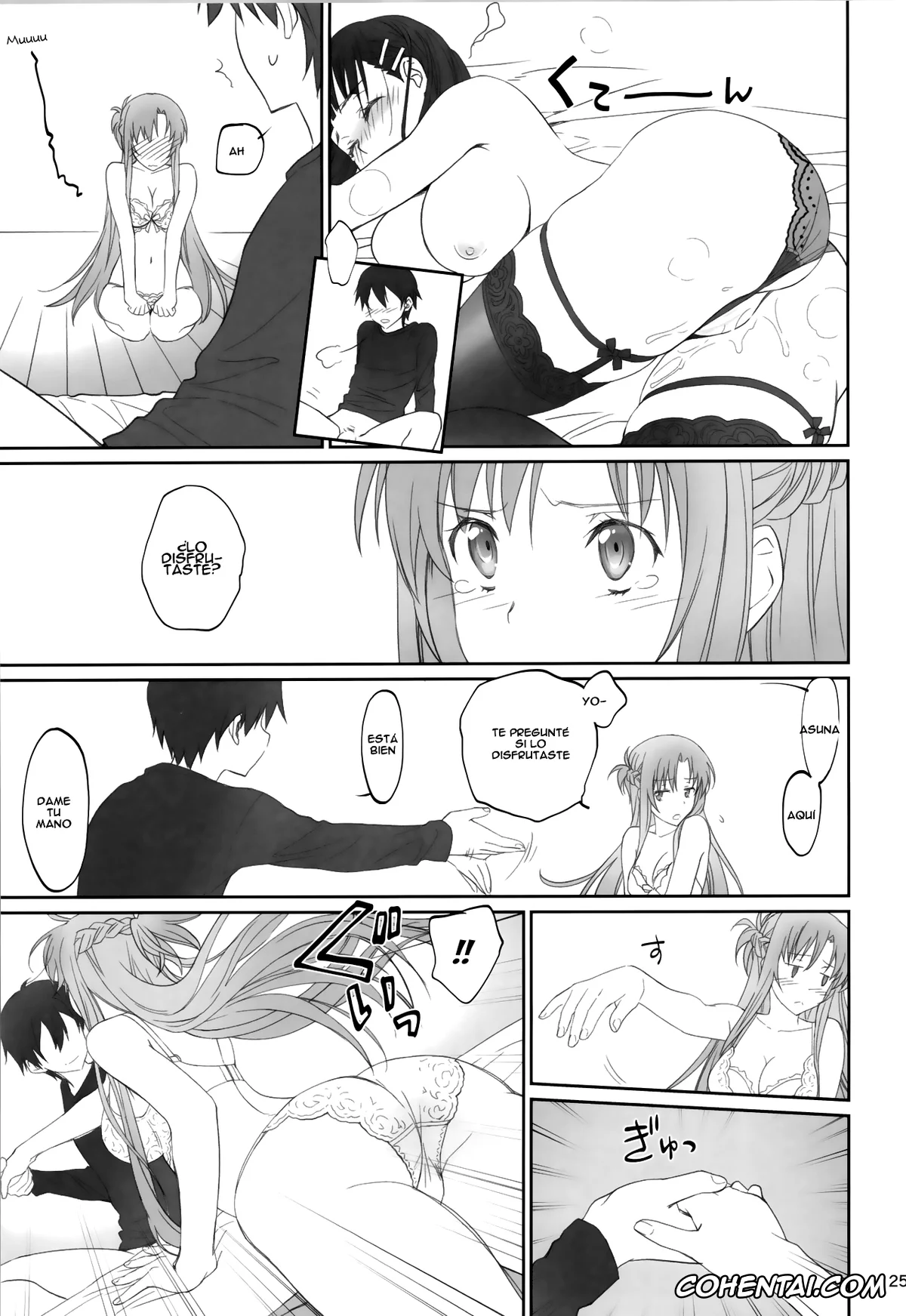 Sword Art Online xxx, Asuna Yuuki xxx, Kazuto Kirigaya | Kirito xxx, Suguha Kirigaya xxx, Voyeuristic Disorder (Sword Art Online), pagina 25
