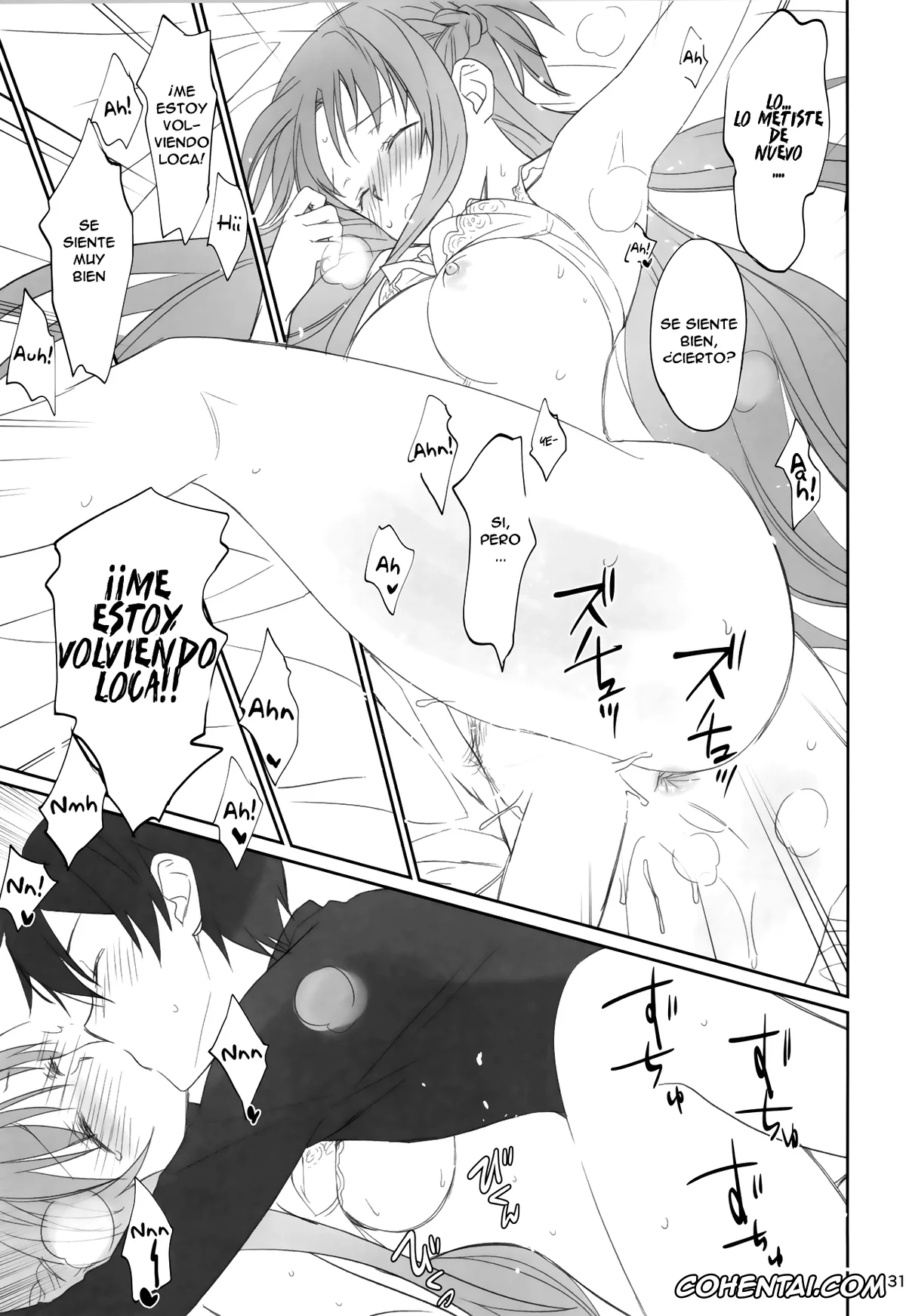 Sword Art Online xxx, Asuna Yuuki xxx, Kazuto Kirigaya | Kirito xxx, Suguha Kirigaya xxx, Voyeuristic Disorder (Sword Art Online), pagina 31