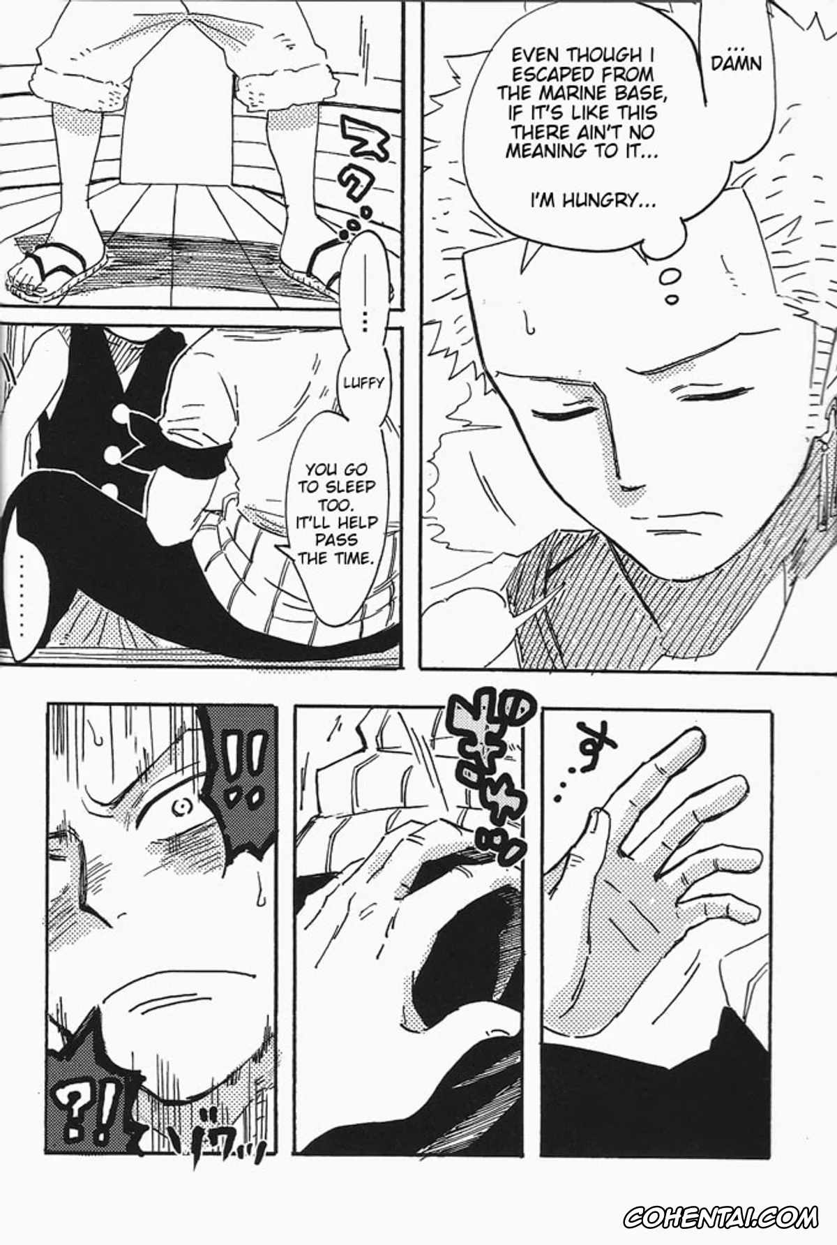 One Piece porno, Monkey D. Luffy porno, Roronoa Zoro porno, Hamu. (One Piece), pagina 5