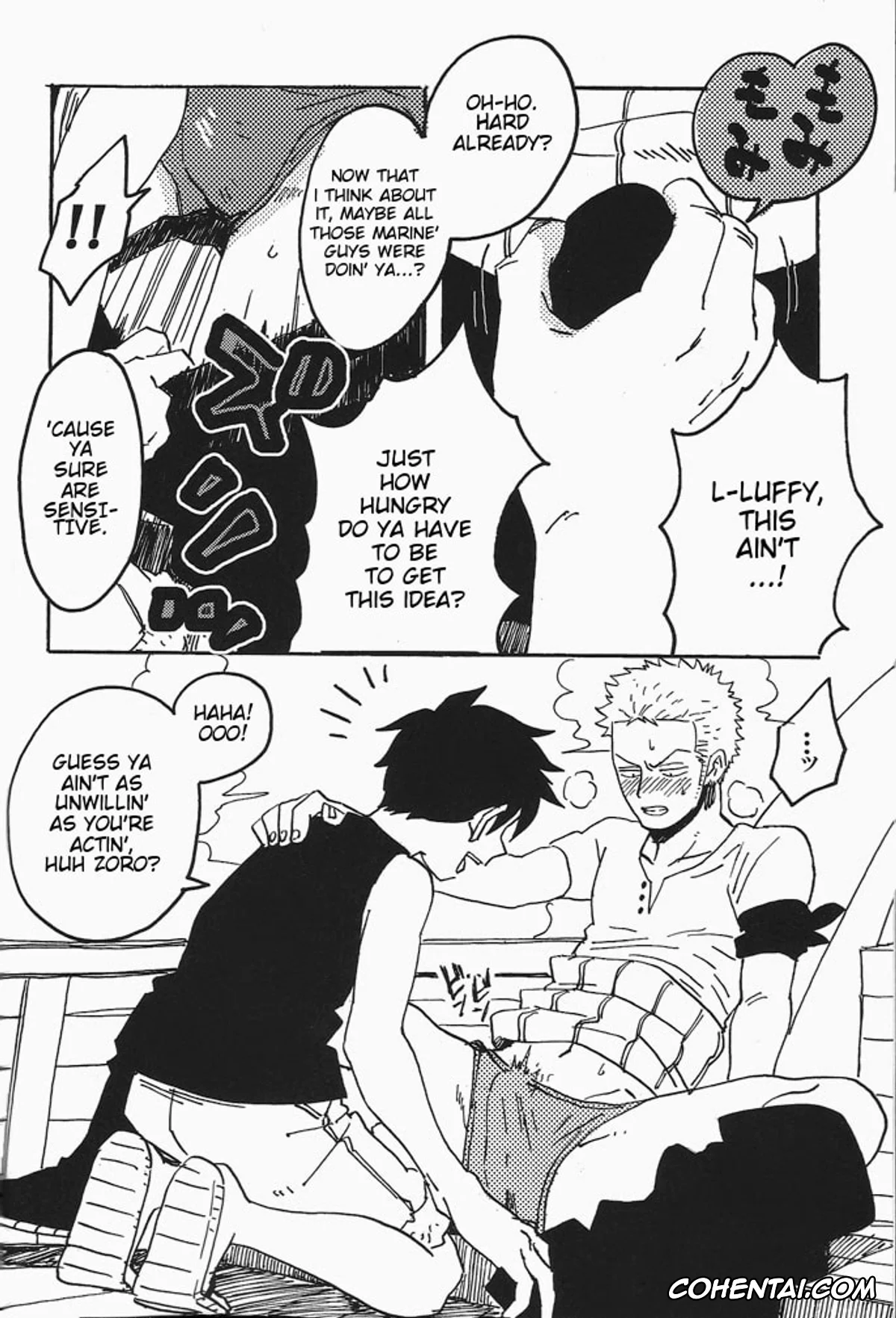 One Piece xxx, Monkey D. Luffy xxx, Roronoa Zoro xxx, Hamu. (One Piece), pagina 7