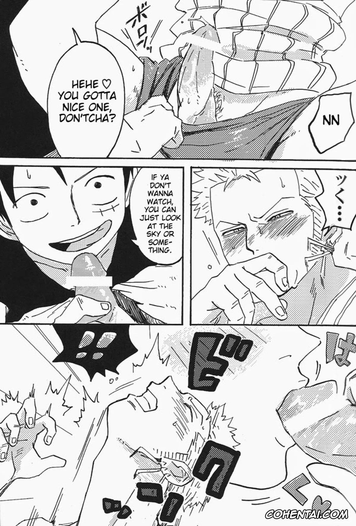 One Piece porno, Monkey D. Luffy porno, Roronoa Zoro porno, Hamu. (One Piece), pagina 8