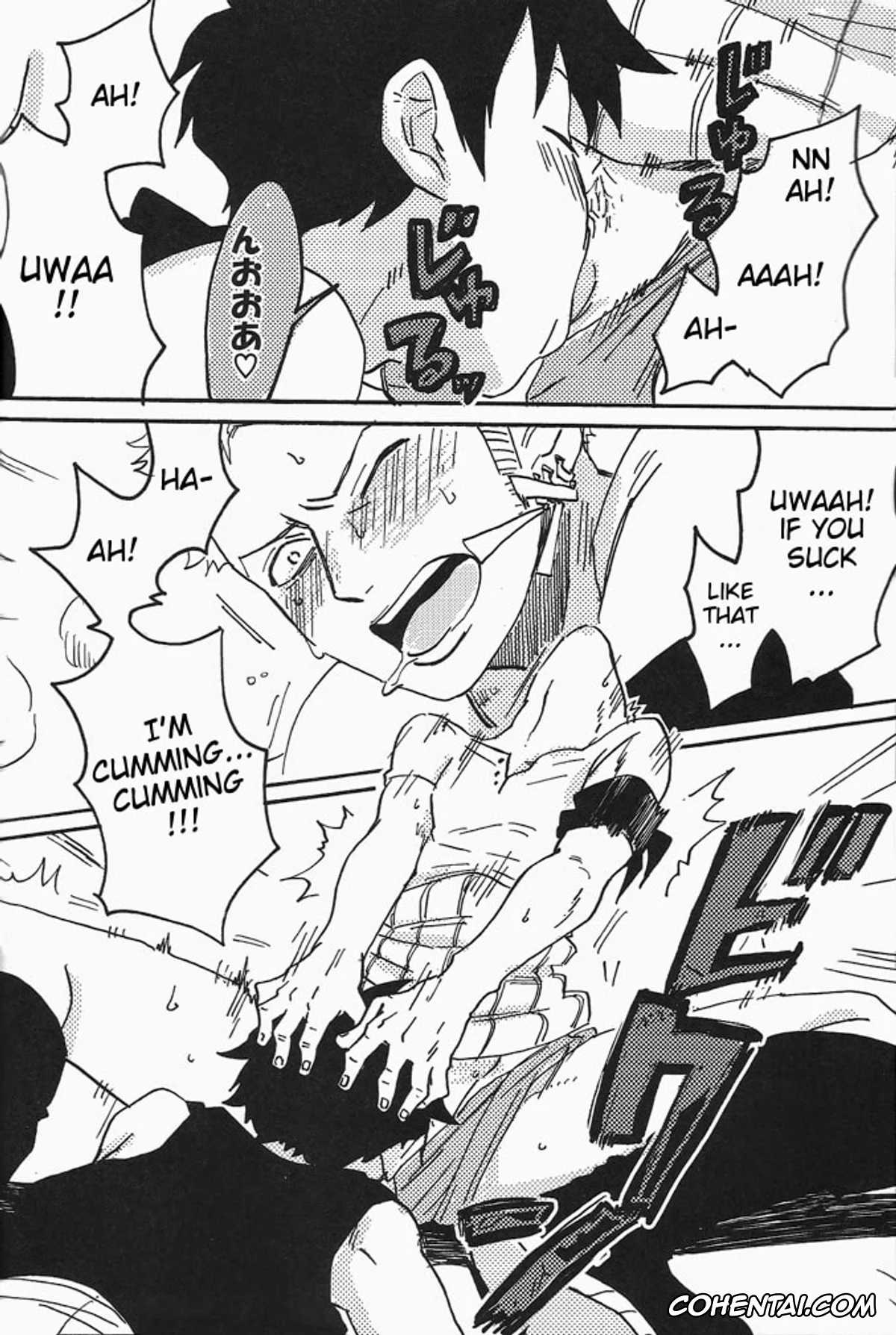 One Piece hentai, Monkey D. Luffy hentai, Roronoa Zoro hentai, Hamu. (One Piece), pagina 9