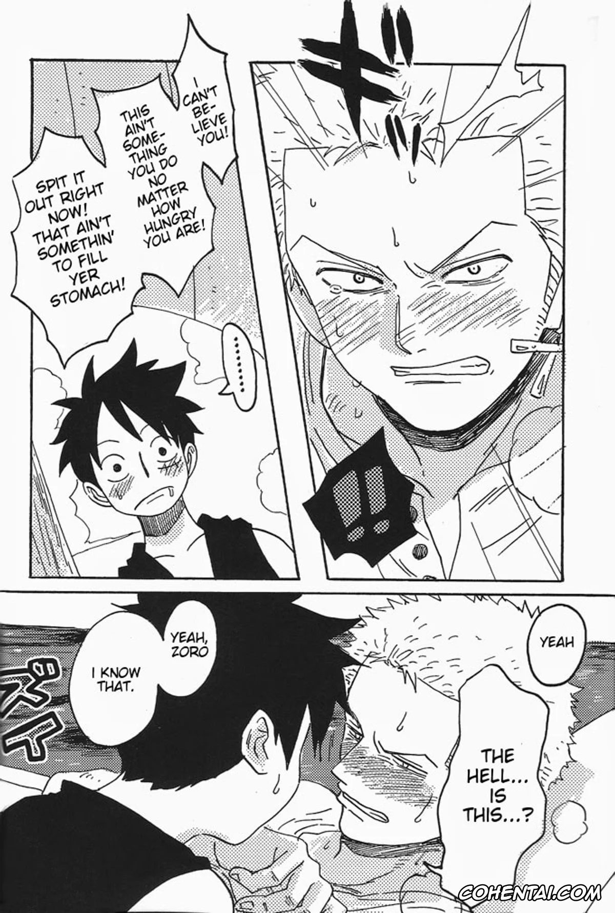 One Piece porno, Monkey D. Luffy porno, Roronoa Zoro porno, Hamu. (One Piece), pagina 11