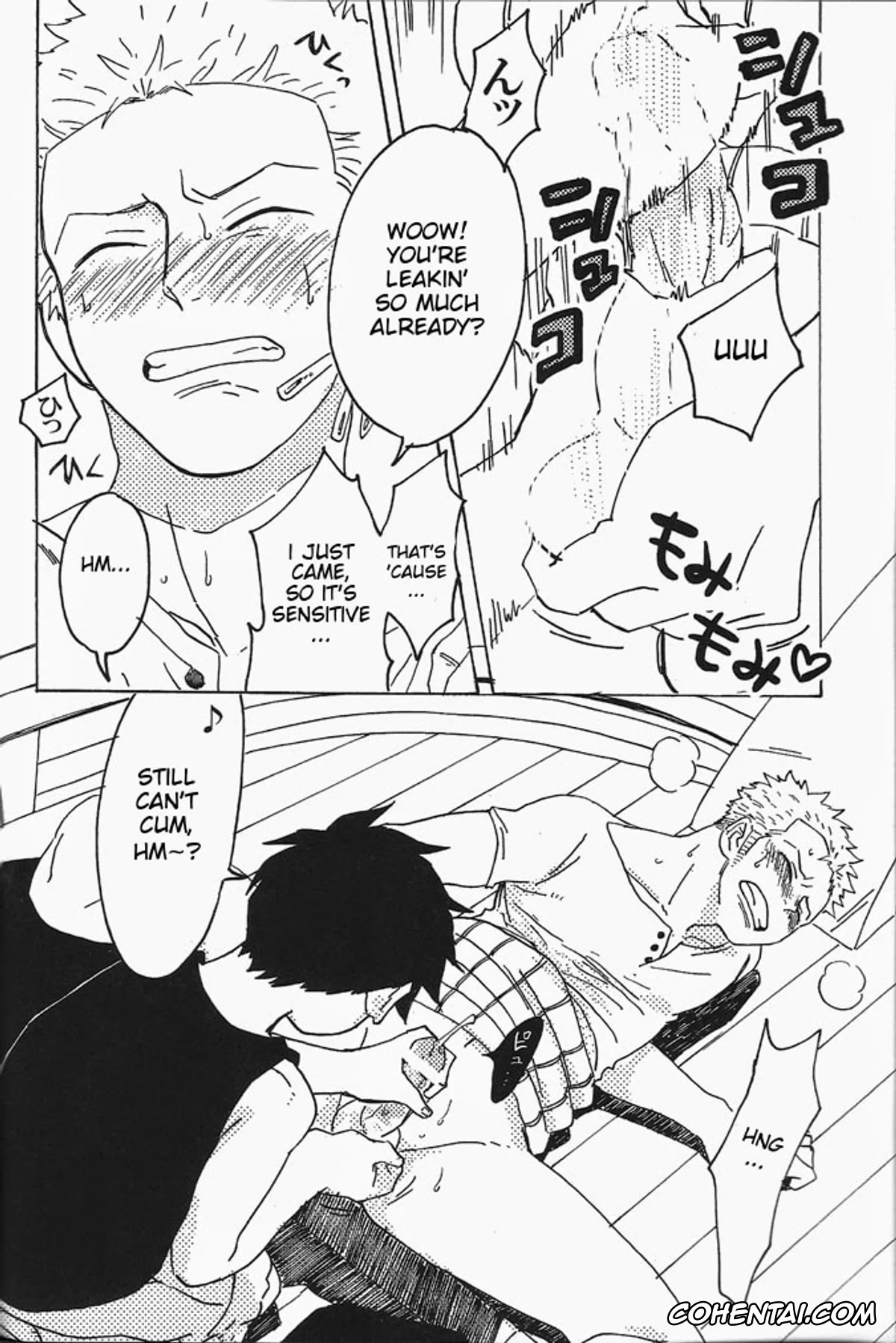 One Piece xxx, Monkey D. Luffy xxx, Roronoa Zoro xxx, Hamu. (One Piece), pagina 13