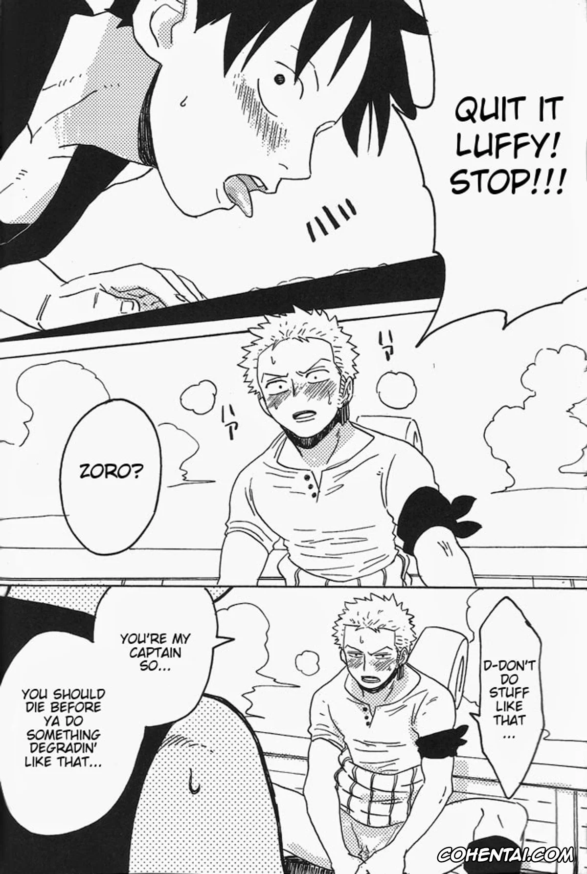 One Piece porno, Monkey D. Luffy porno, Roronoa Zoro porno, Hamu. (One Piece), pagina 17