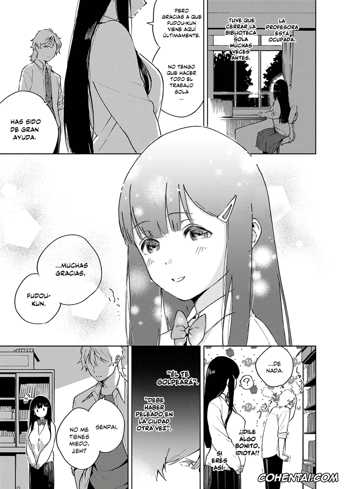 Revistas hentai, COMIC ExE hentai, Toshoshitsu o Shimete kara (COMIC ExE 18), pagina 6