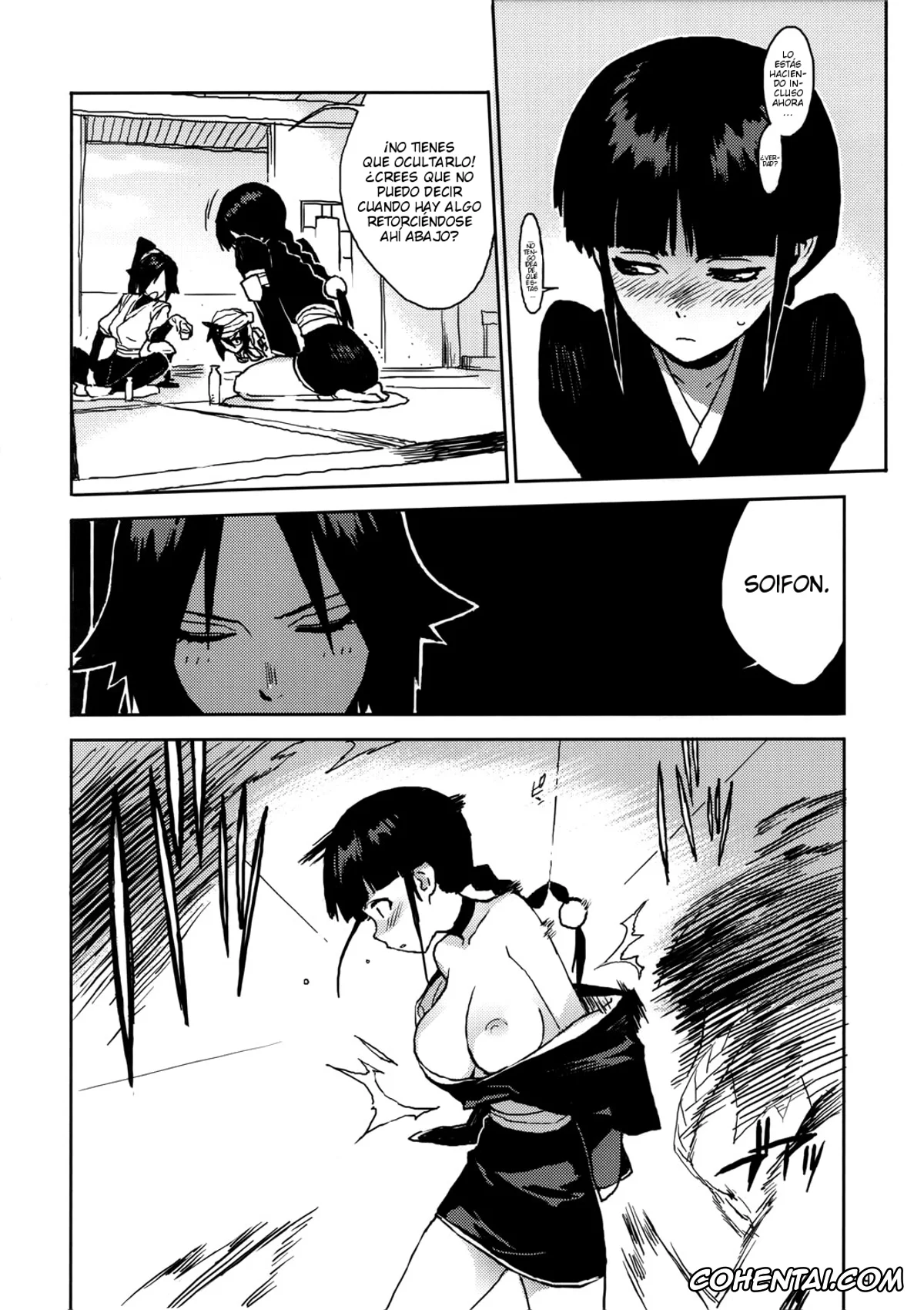 Bleach hentai, Kukaku Shiba hentai, Nemu Kurotsuchi hentai, Soi Fon hentai, Yoruichi Shihoin hentai, BC BLEACH ch (Bleach), pagina 9
