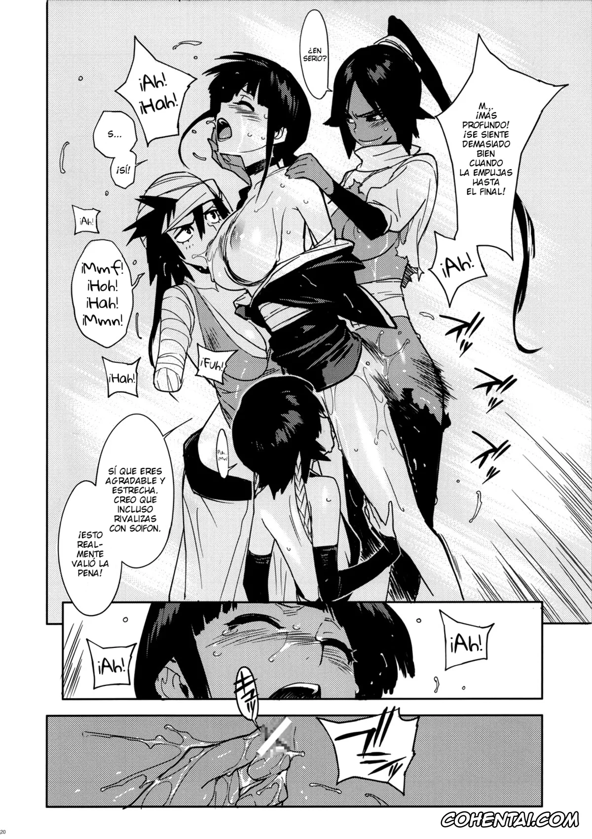 Bleach xxx, Kukaku Shiba xxx, Nemu Kurotsuchi xxx, Soi Fon xxx, Yoruichi Shihoin xxx, BC BLEACH ch (Bleach), pagina 19