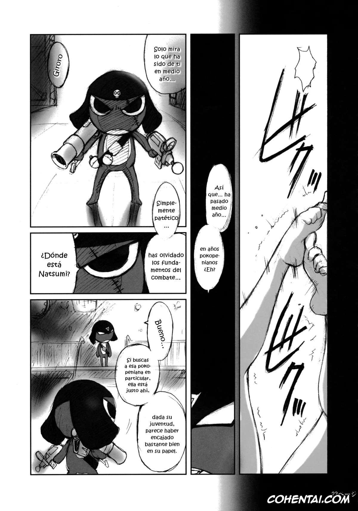 Keroro Gunsou | Sgt. Frog xxx, Natsumi Hinata xxx, Pokopen no Nagai Gogo (Keroro Gunsou), pagina 22