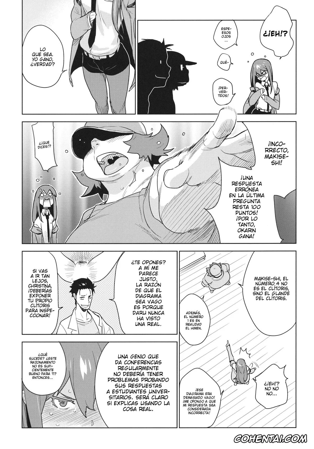 Steins;Gate hentai, Itaru Hashida | Daru hentai, Kurisu Makise hentai, Rintarou Okabe | Okarin hentai, OCD (Steins;Gate), pagina 6