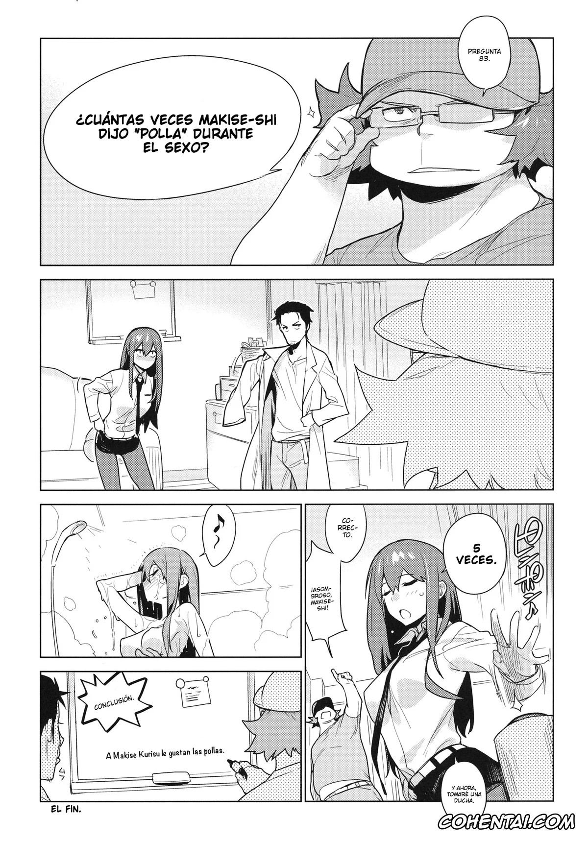 Steins;Gate hentai, Itaru Hashida | Daru hentai, Kurisu Makise hentai, Rintarou Okabe | Okarin hentai, OCD (Steins;Gate), pagina 12