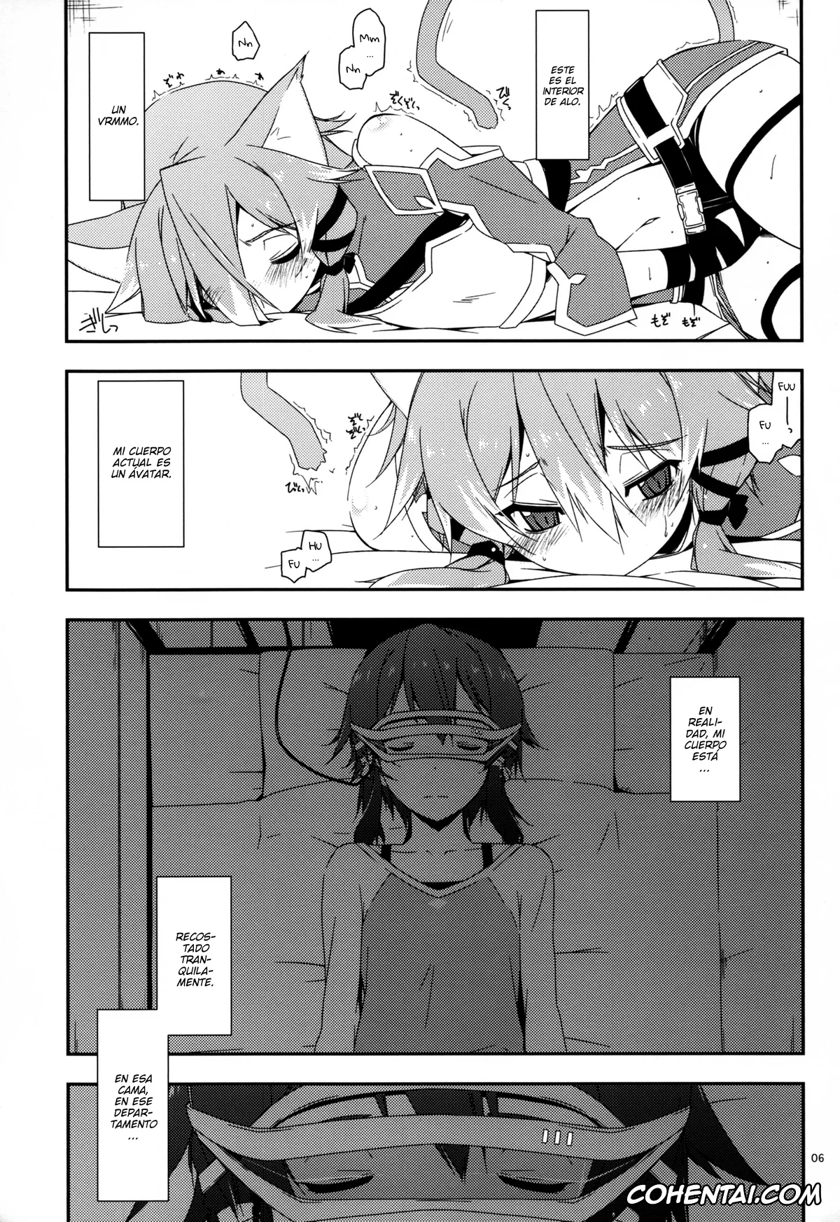 Sword Art Online hentai, Shino Asada | Sinon hentai, Difference (Sword Art Online), pagina 6