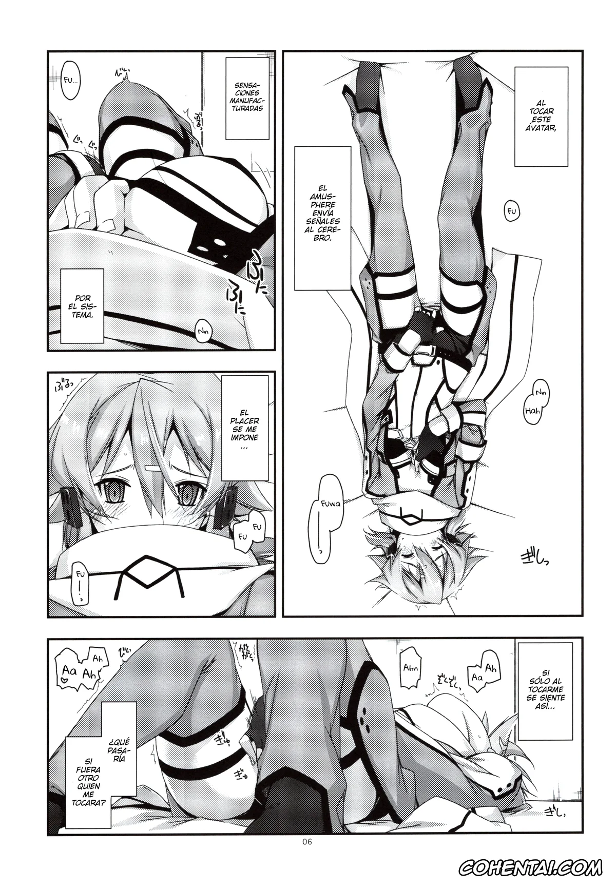 Sword Art Online hentai, Shino Asada | Sinon hentai, Crack (Sword Art Online), pagina 6