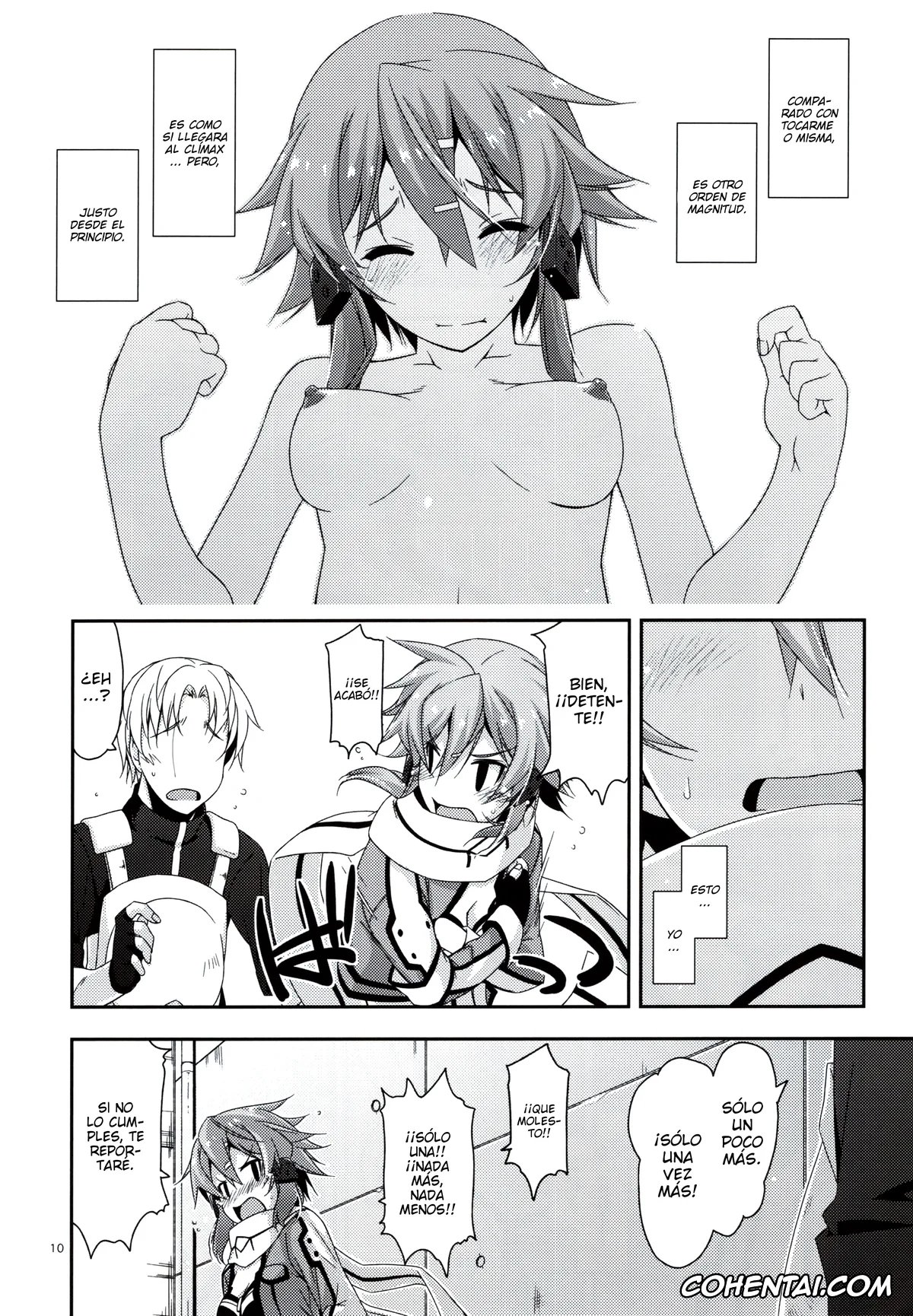 Sword Art Online xxx, Shino Asada | Sinon xxx, Crack (Sword Art Online), pagina 10