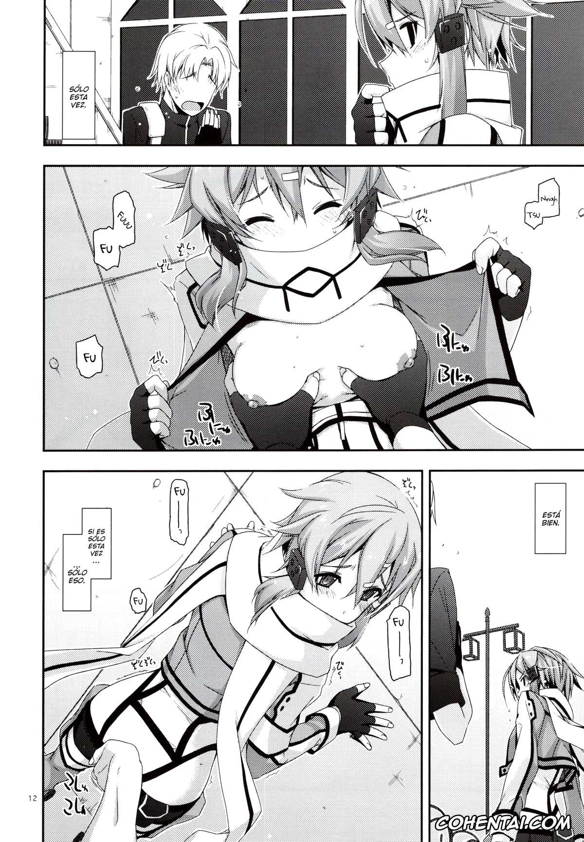 Sword Art Online hentai, Shino Asada | Sinon hentai, Crack (Sword Art Online), pagina 12