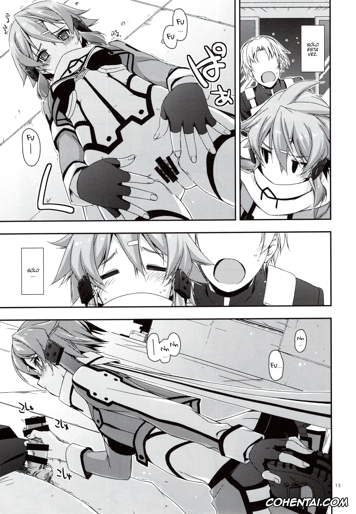 Sword Art Online xxx, Shino Asada | Sinon xxx, Crack (Sword Art Online), pagina 13